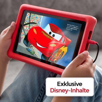 Pebble Gear Lerntablet Disney Pixar Cars Kinder Tablet, 2 Jahre Rundum Sorglos Garantie, kindgerechte Hülle