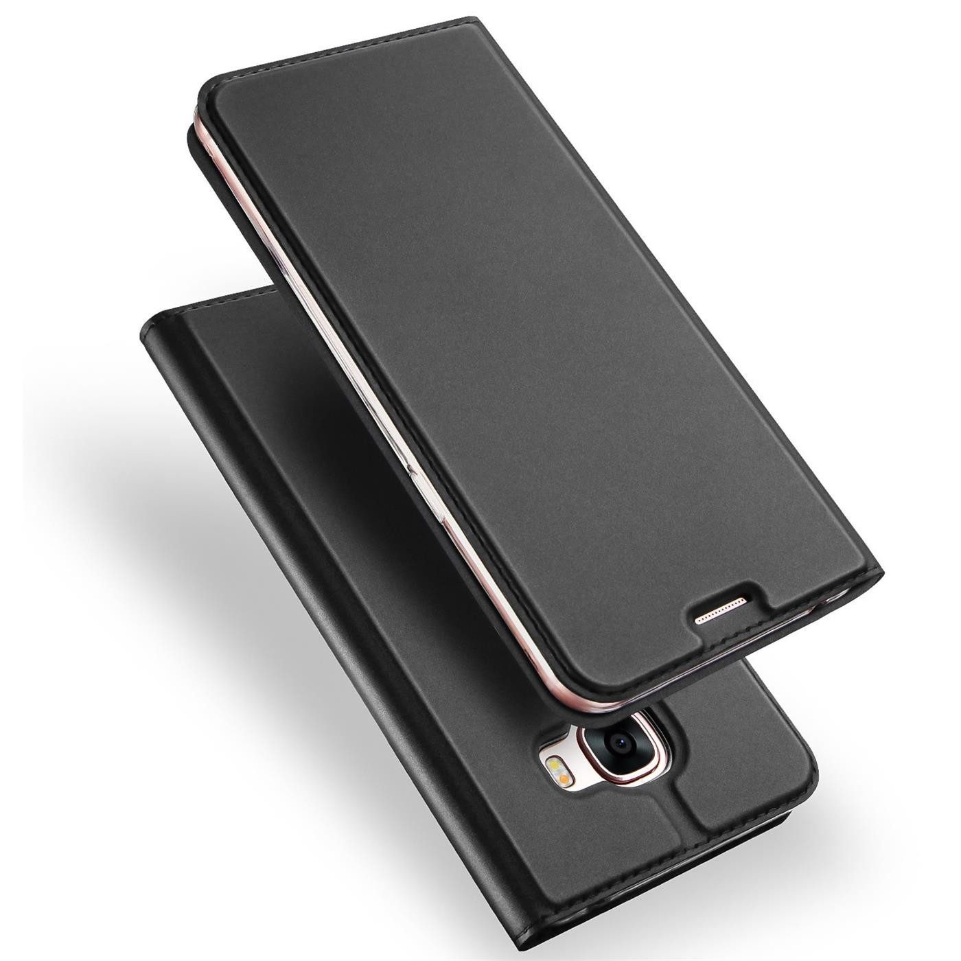 CoolGadget Handyhülle Magnet Case Handy Tasche für Samsung Galaxy A3 2017 4,7 Zoll, Hülle Klapphülle Ultra Slim Flip Cover für Samsung A3 2017 Schutzhülle