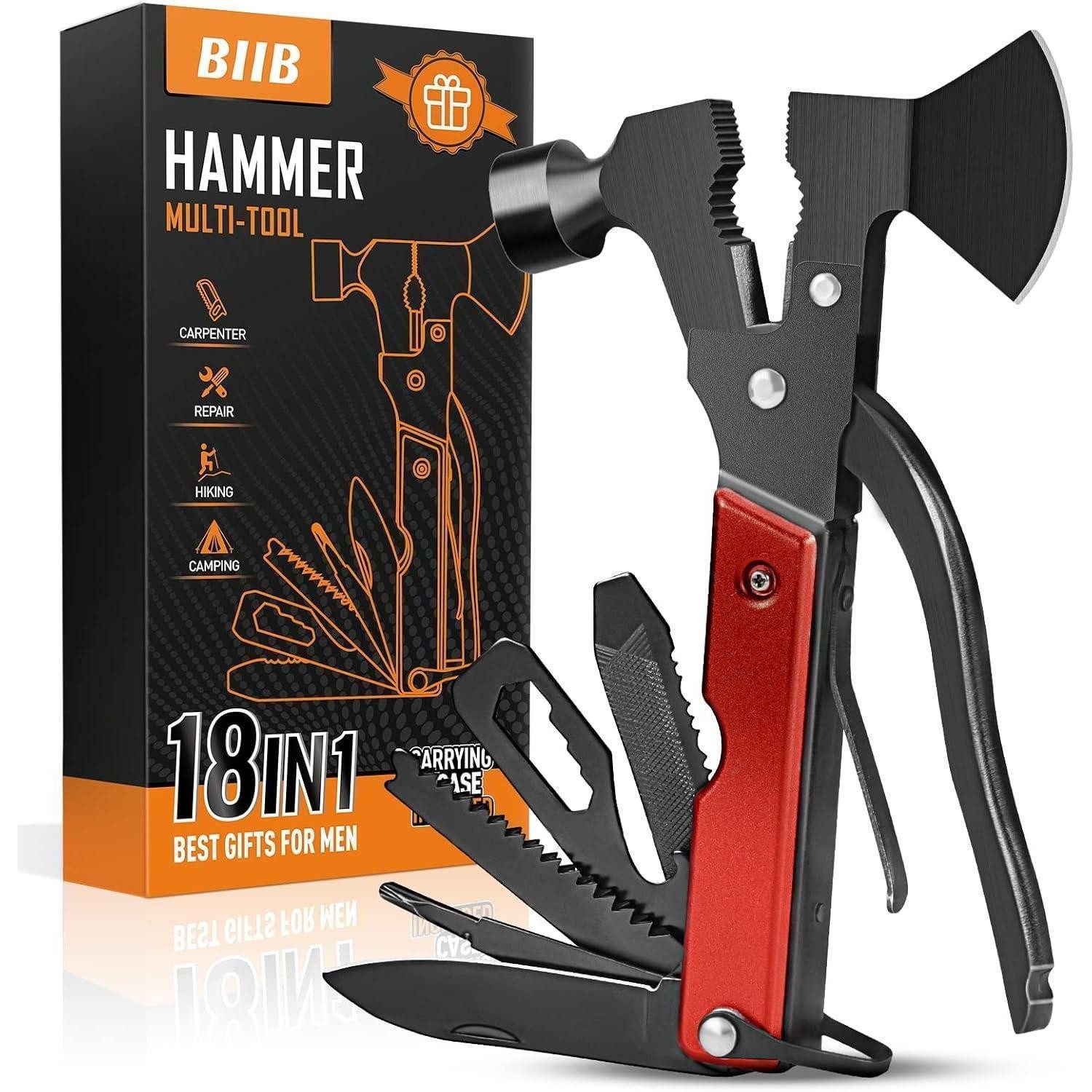LuxusKollektion Multitool 18-in-1 Multifunktionswerkzeug für Männer Geschenk Idee