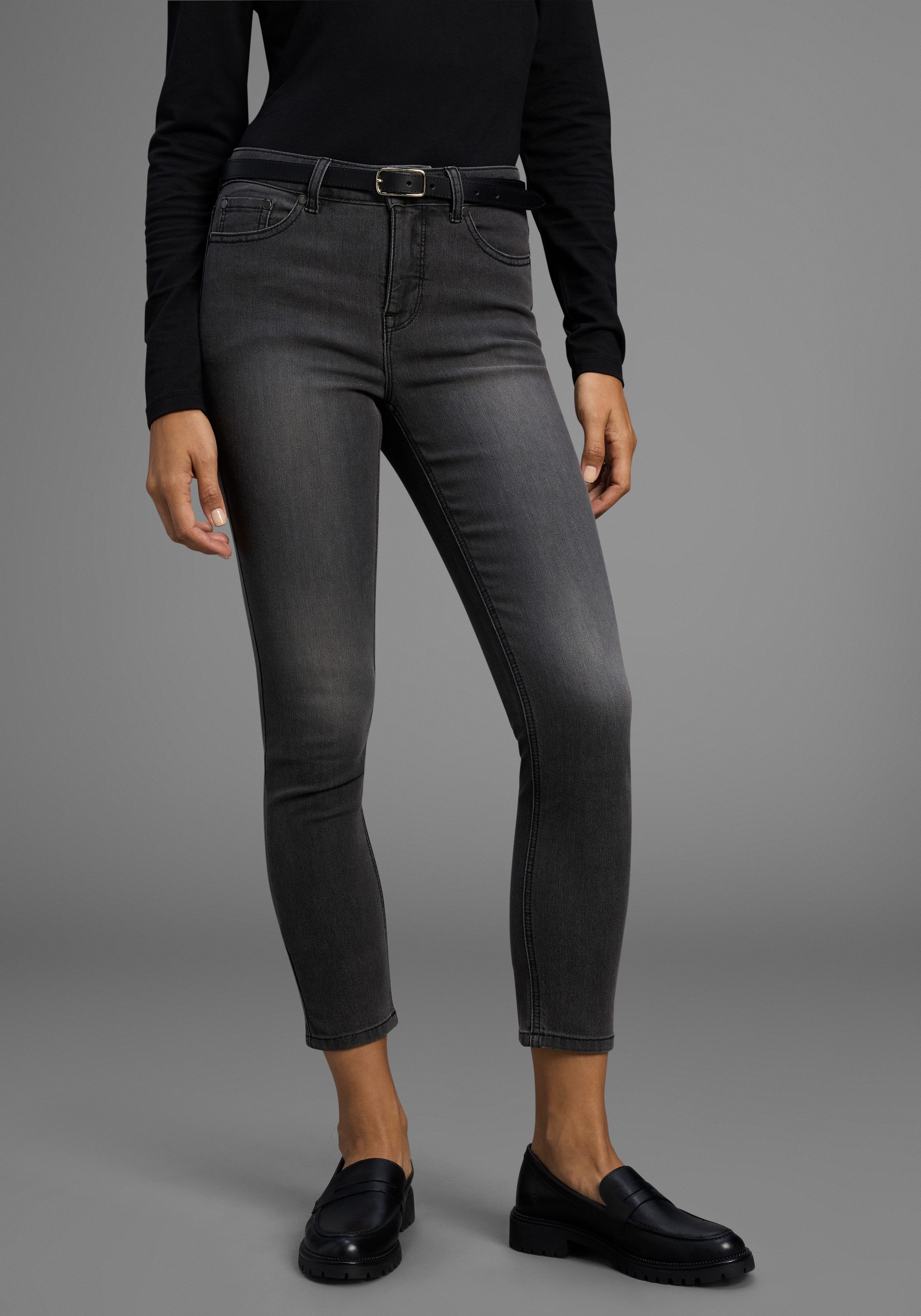 Arizona 7/8-Jeans Shaping eng anliegend, Röhrenjeans, günstig online kaufen