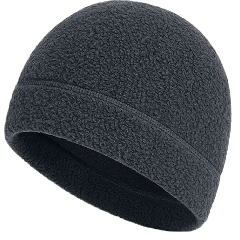 nsihing Fleecemütze Wintermütze Herren und Damen,aus weichem Fleece, dick, winddicht für Skifahren und Outdoor-Aktivitäten,Einfarbiges Design