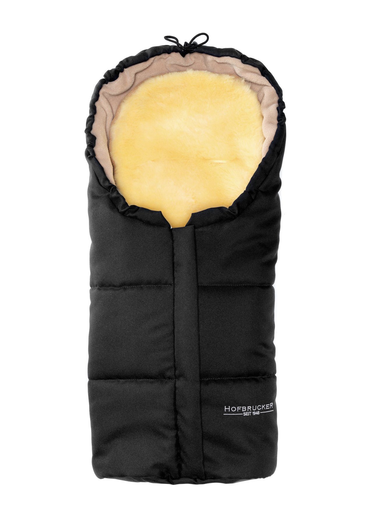 Fußsack Hofbrucker Lammfell-Fußsäckchen Leni für Babyschale und Kinderwagen