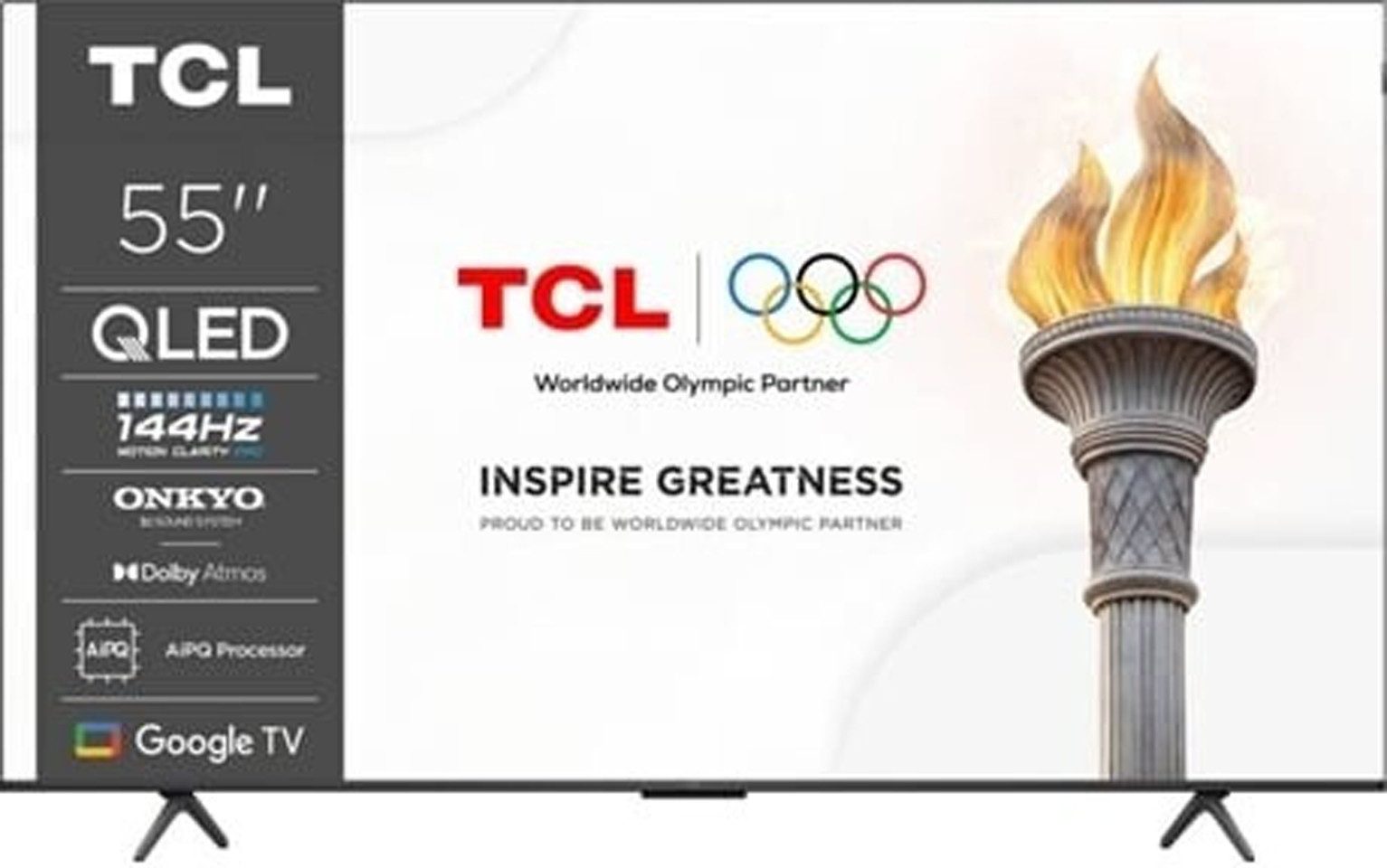 TCL 55P8K QLED-Fernseher (138 cm/55 Zoll)