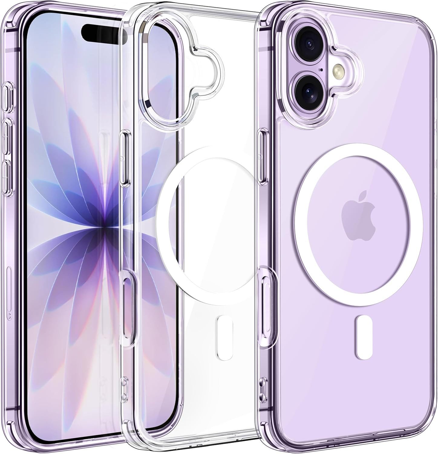 MSM Handyhülle Hülle + 2X Schutzglas für Apple iPhone 17 Panzerfolie MagSafe Klar