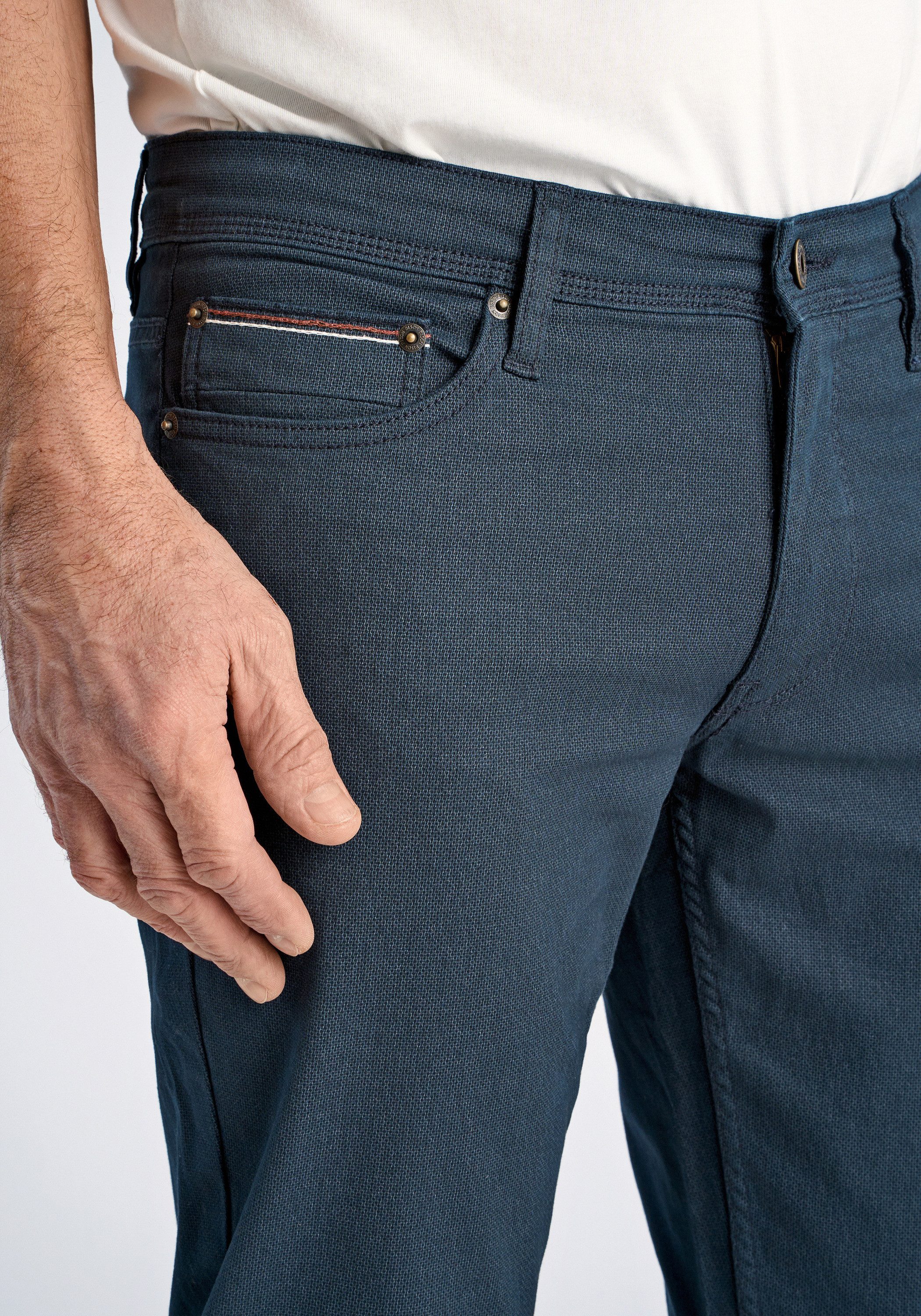 BISON 5-Pocket-Hose 5-Pocket Hosen Regular Fit
