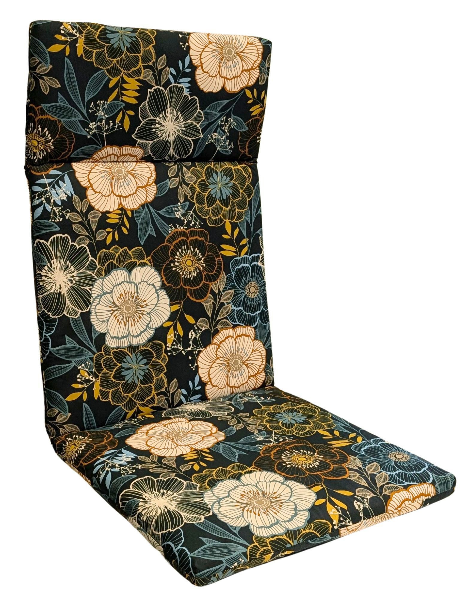 Schwienhorst Hochlehnerauflage Schwienhorst Hochlehner-Auflage Bern 120 x 50 x 4 cm, 100% Baumwolle