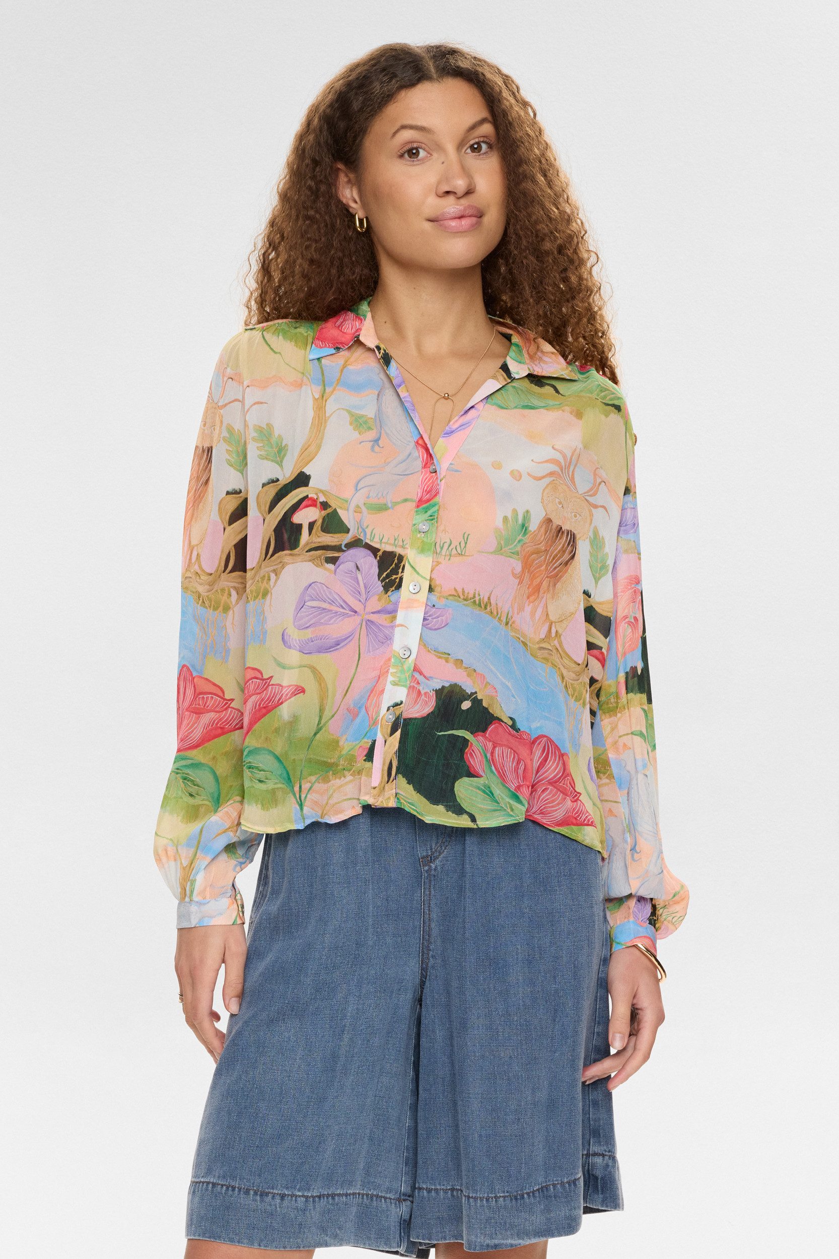 nümph Klassische Bluse