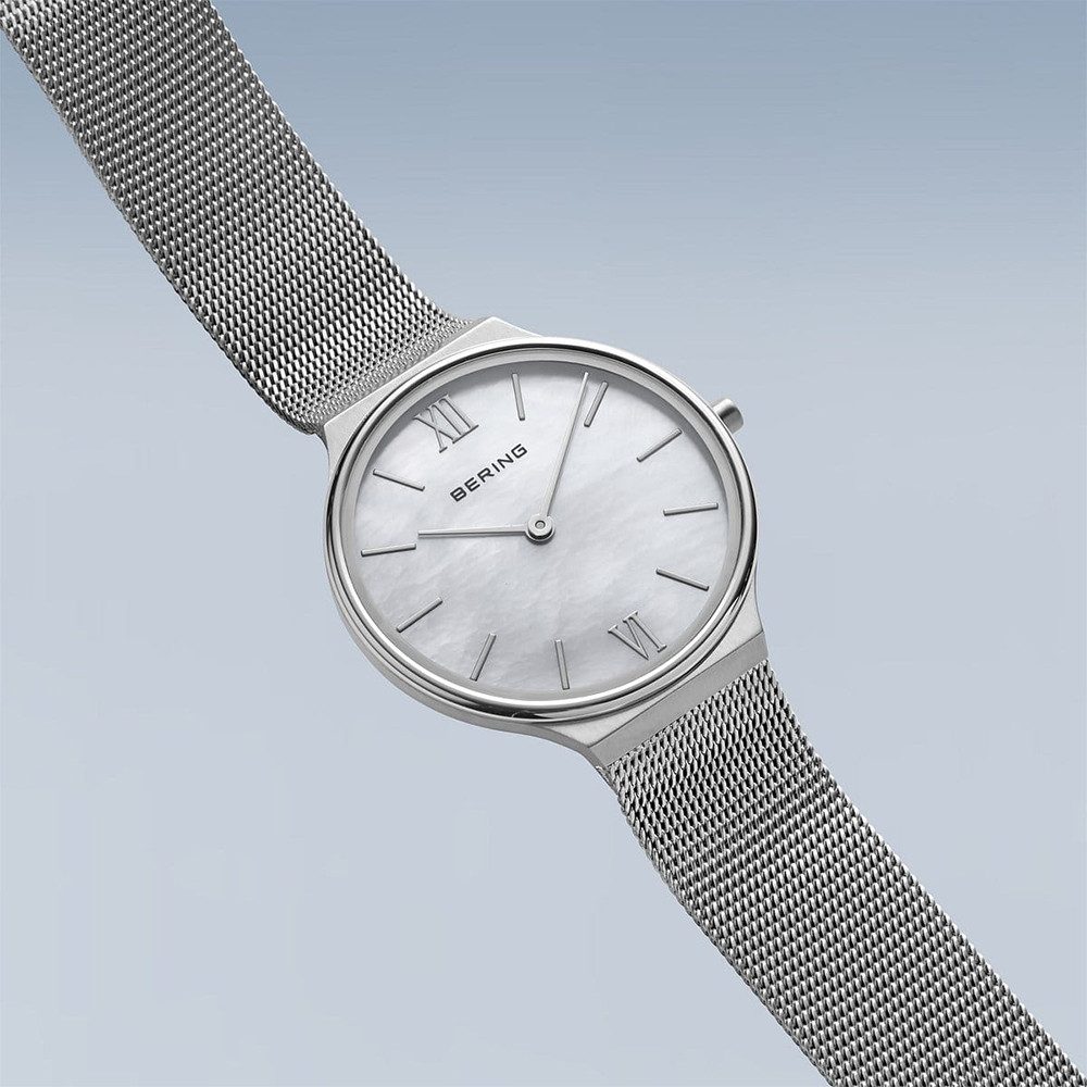 Bering Quarzuhr Bering Ultra Slim silber poliert/gebürstet 18434-000 18434-000, Bering Ultra Slim silber poliert/gebürstet 18434-000
