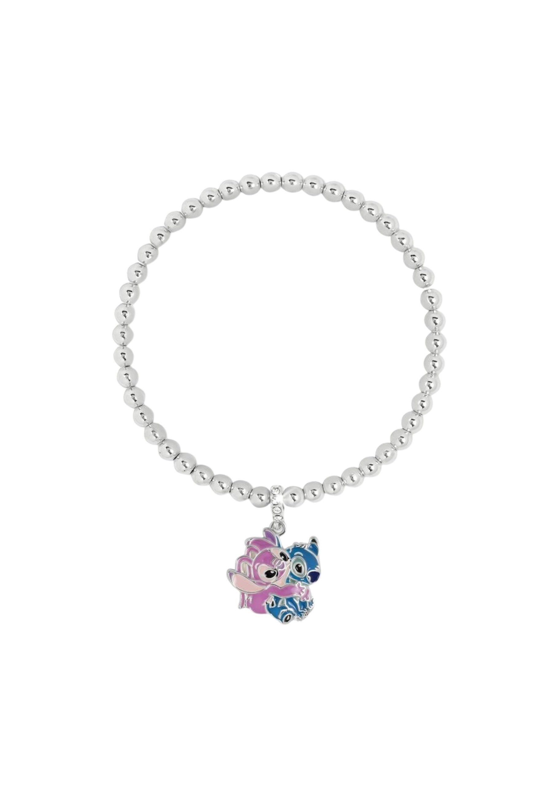 Disney Kette mit Anhänger Stitch & Angel Anhänger Expander-Armband (Set)
