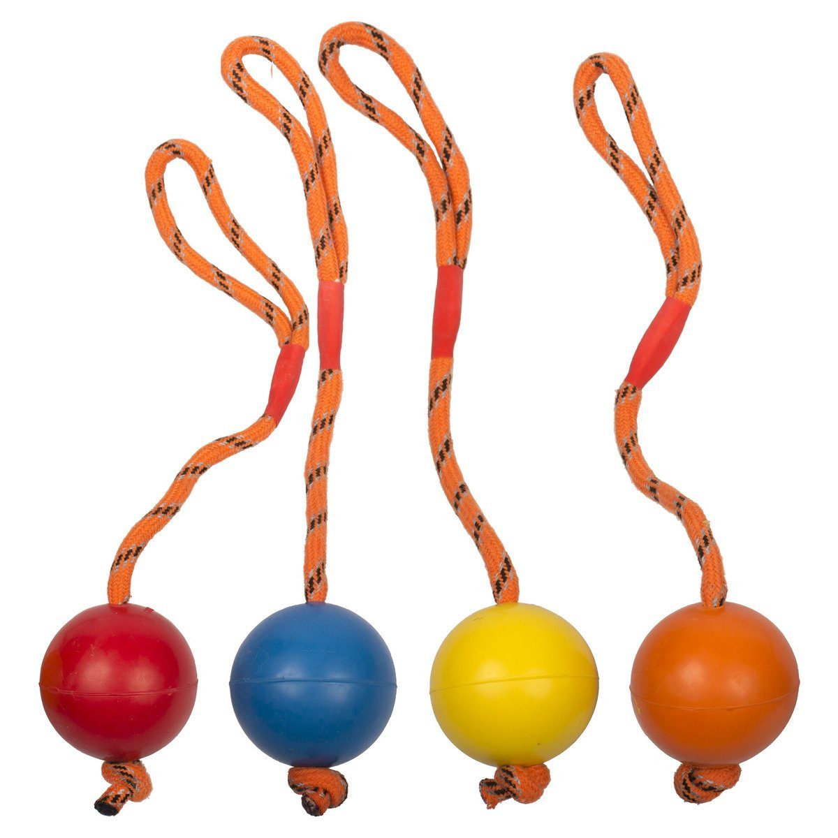 DUVO+ Spielknochen Naturgummi-Ball mit Tau