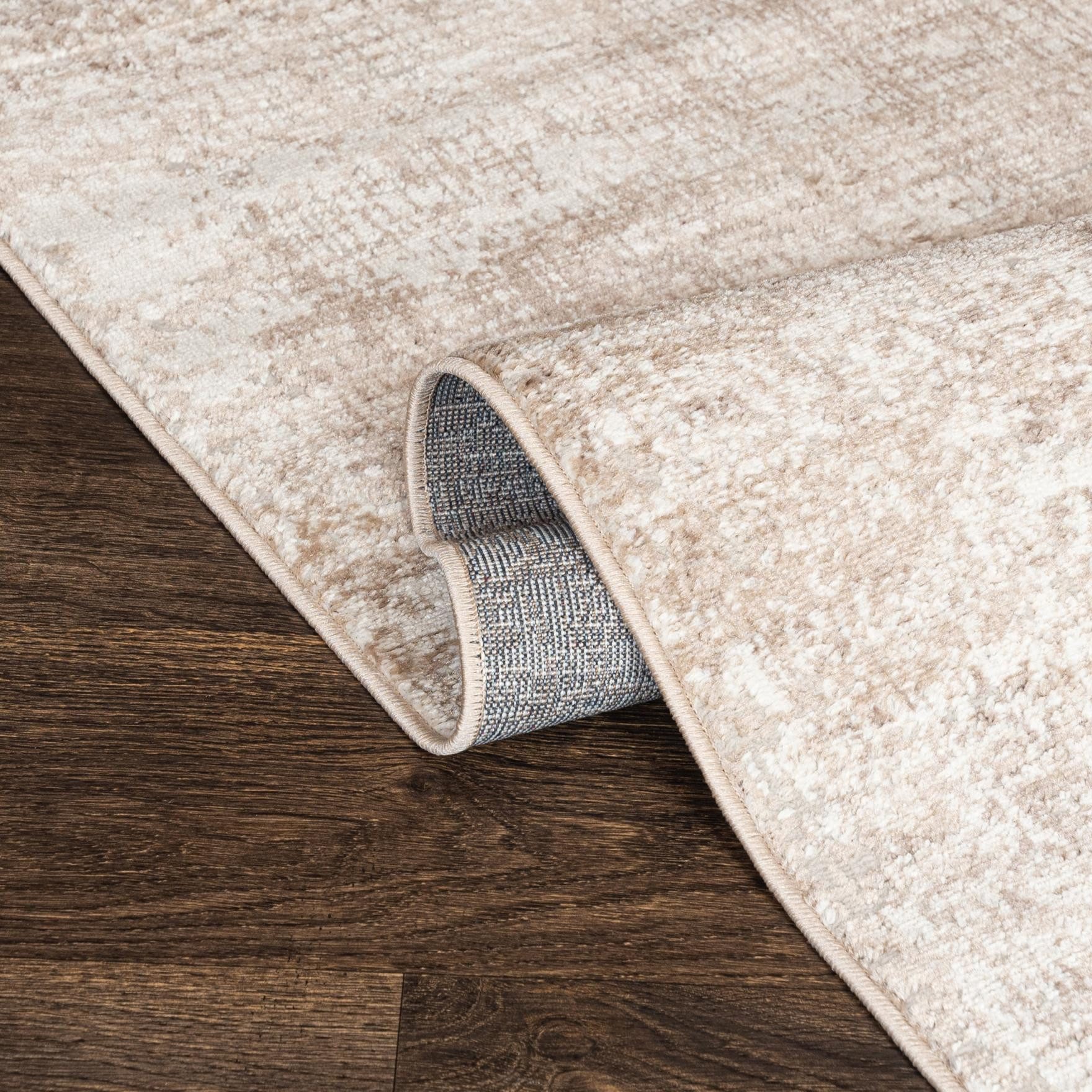 Mazovia Designteppich Modern Abstrakt Beige Creme Wohnzimmer, Schlafzimmer, Esszimmer, Büro, Fußbodenheizung – Bild 4 von 5