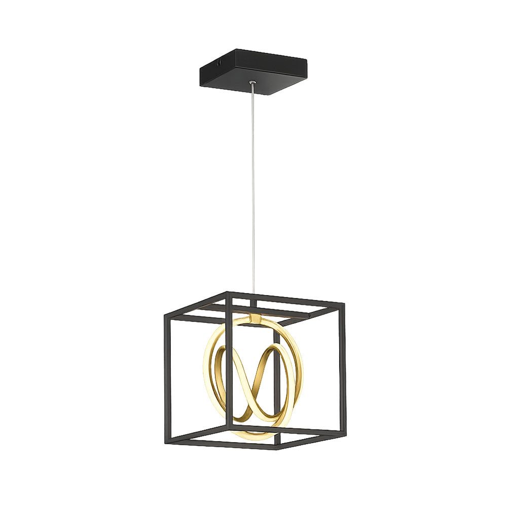FISCHER & HONSEL LED-Hängeleuchte, LED-Leuchtmittel fest verbaut, Kaltweiß, Warmweiß, Neutralweiß, Tageslichtweiß, Farbwechsel, LED Pendellampe Hängelampe Wohnzimmerleuchte dimmbar Fernbedienung