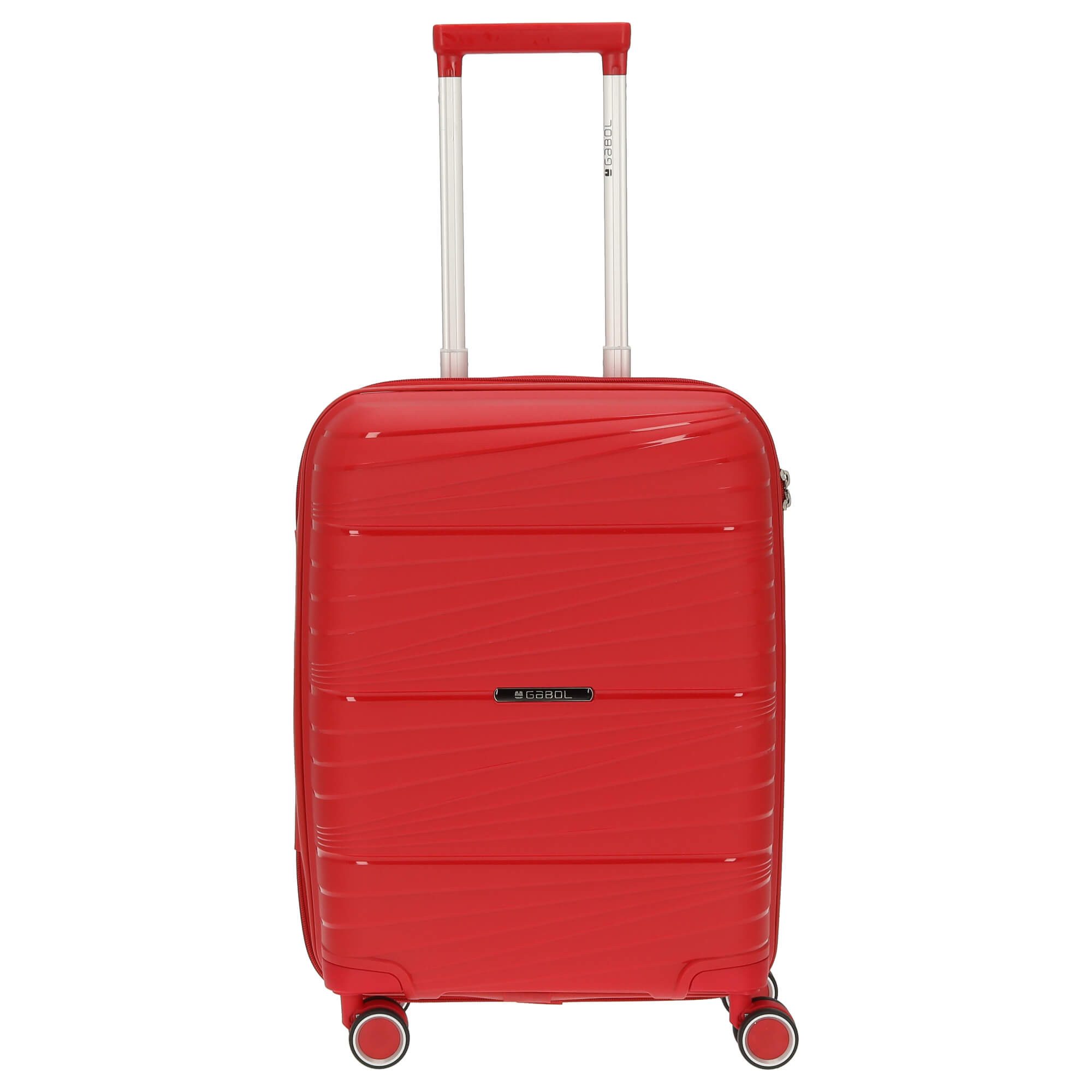 Gabol Koffer Kiba - 4-Rollen-Kabinentrolley 54 cm (red), 4 Rollen Rollen