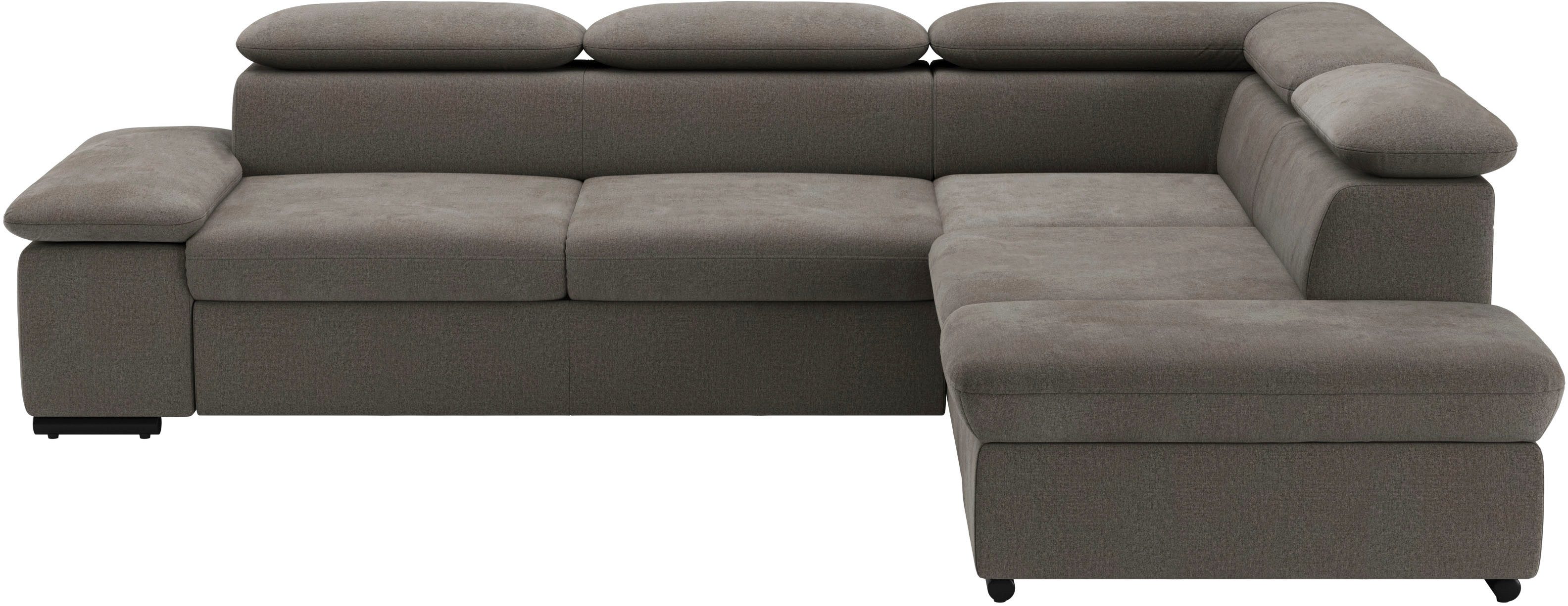 sit&more Ecksofa "Alcudia L-Form", mit Armteilverstellung, optional Kopftei günstig online kaufen