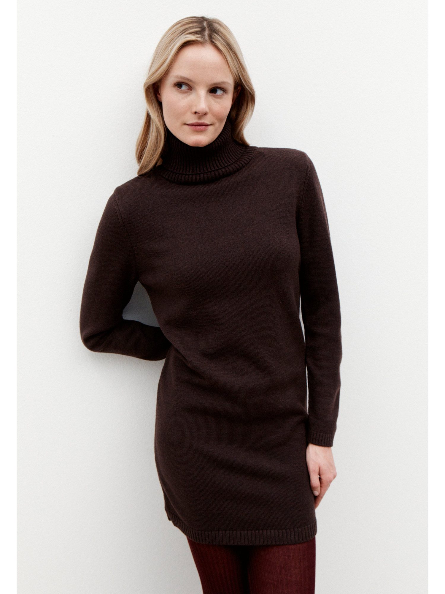 MORE&MORE A-Linien-Kleid kurzes, feminines Strickkleid günstig online kaufen