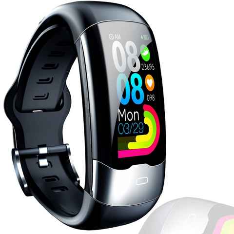 Xoro Fitness-Tracker SMW 10, Smart Watch, EKG, PPG, Herzfrequenz, Fitnessuhr