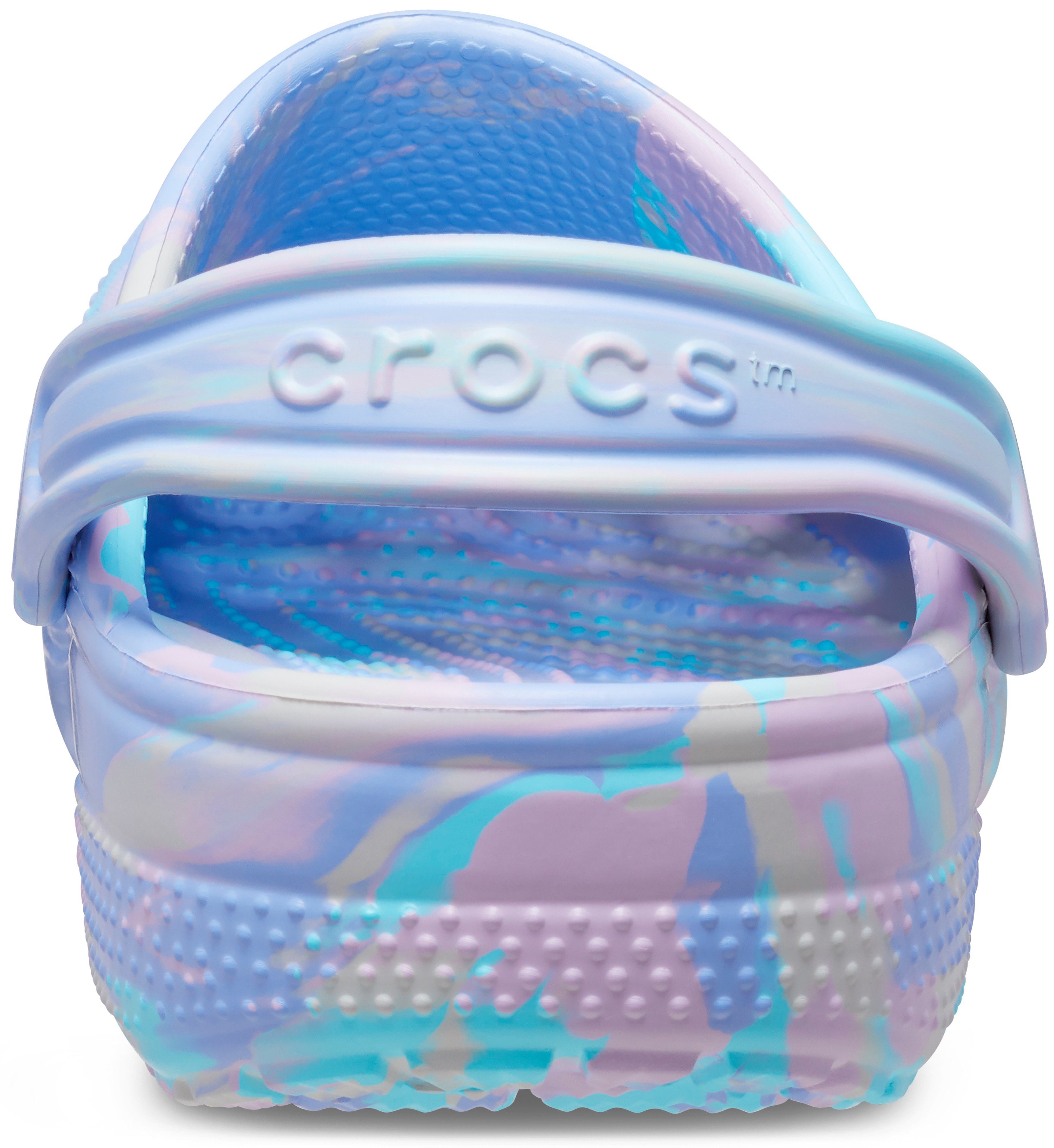 Farbverlauf Crocs Clog mit Classic Marbled