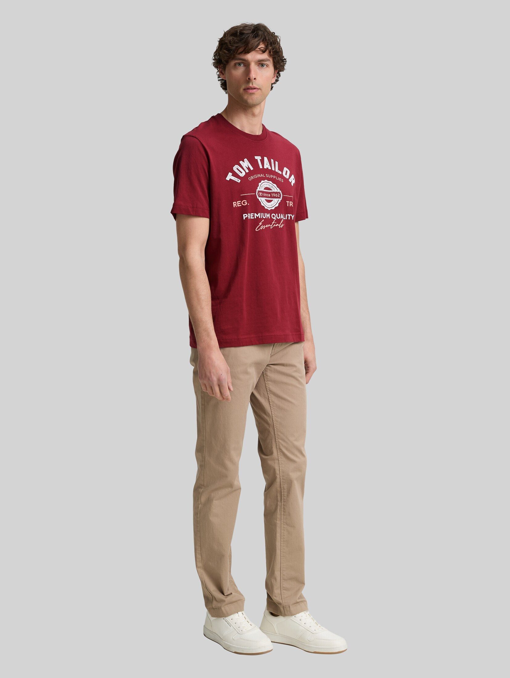 TOM TAILOR T-Shirt T-Shirt (im Einserpack) T-Shirt mit Logo-Print