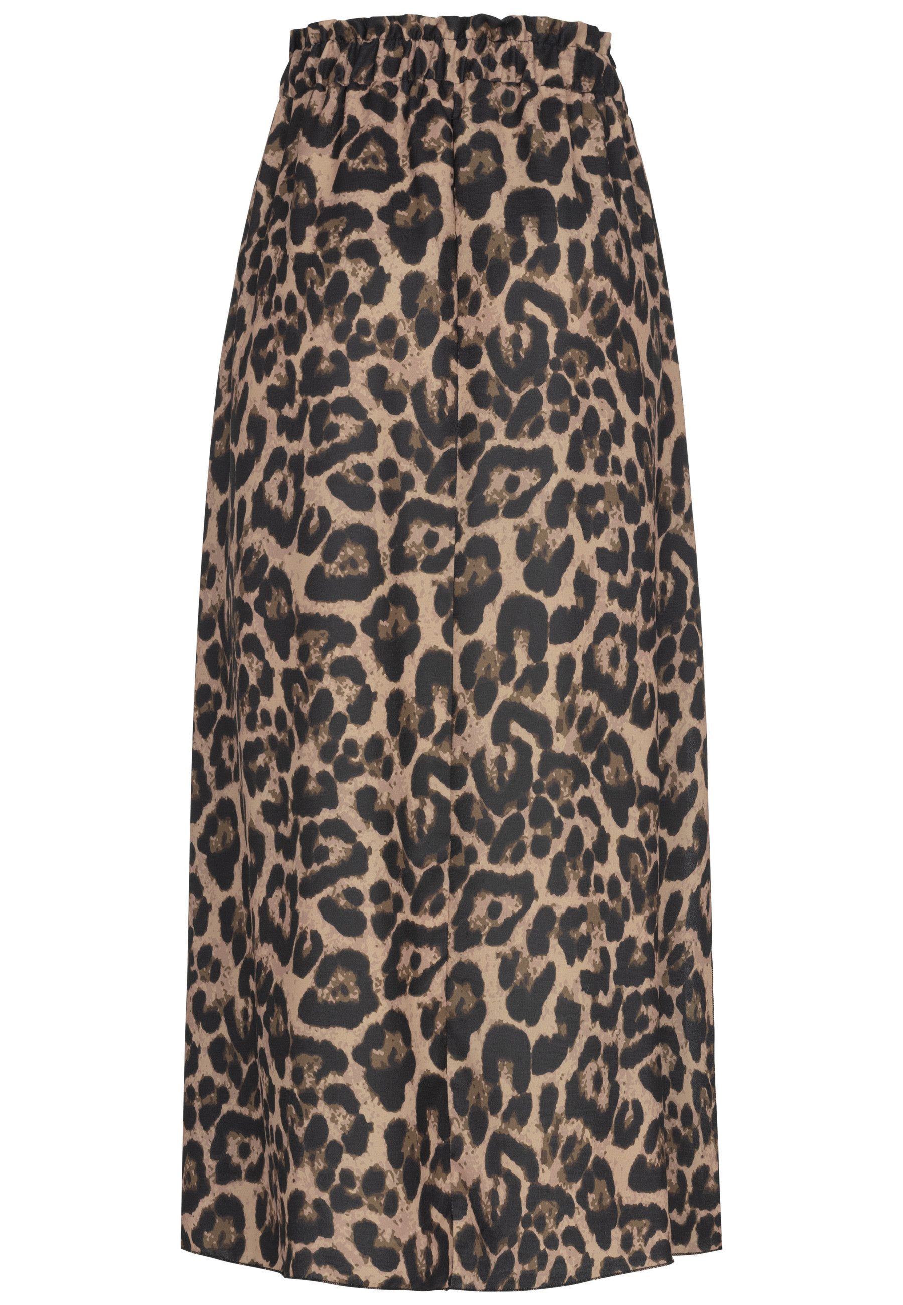 CLOUD 5IVE Sommerrock CLOUD 5IVE Maxi Skirt with side slit and leo print (1 günstig online kaufen