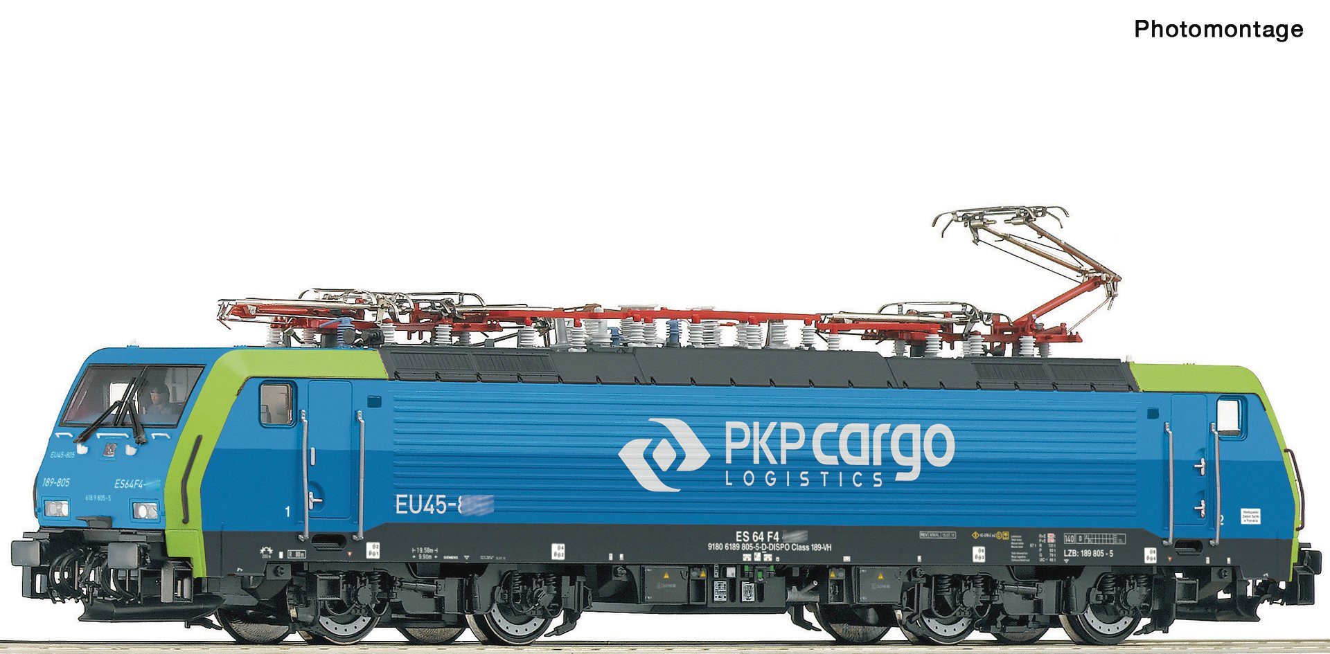 Roco Elektrolokomotive Roco 71957 H0 Leiter EU45 PKP E-Lok 2 Cargo Snd