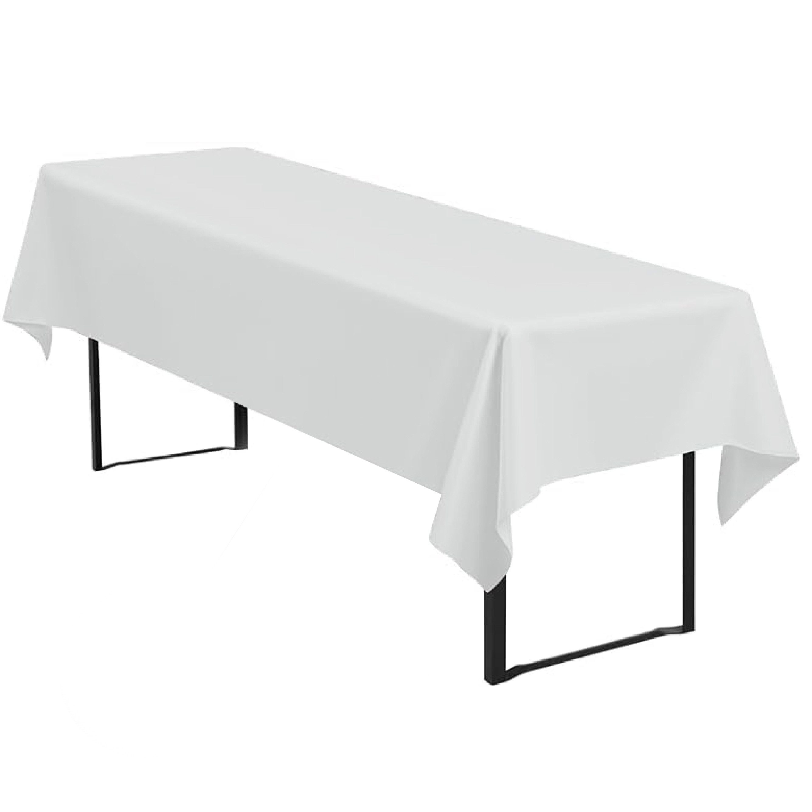 Delindo Lifestyle Gartentischdecke für Bierzeltgarnitur abwaschbar 110x260 cm (1-tlg), Leinenstruktur mit Fleckschutz Sondermaß 110x260 für Bierzeltgarnitur