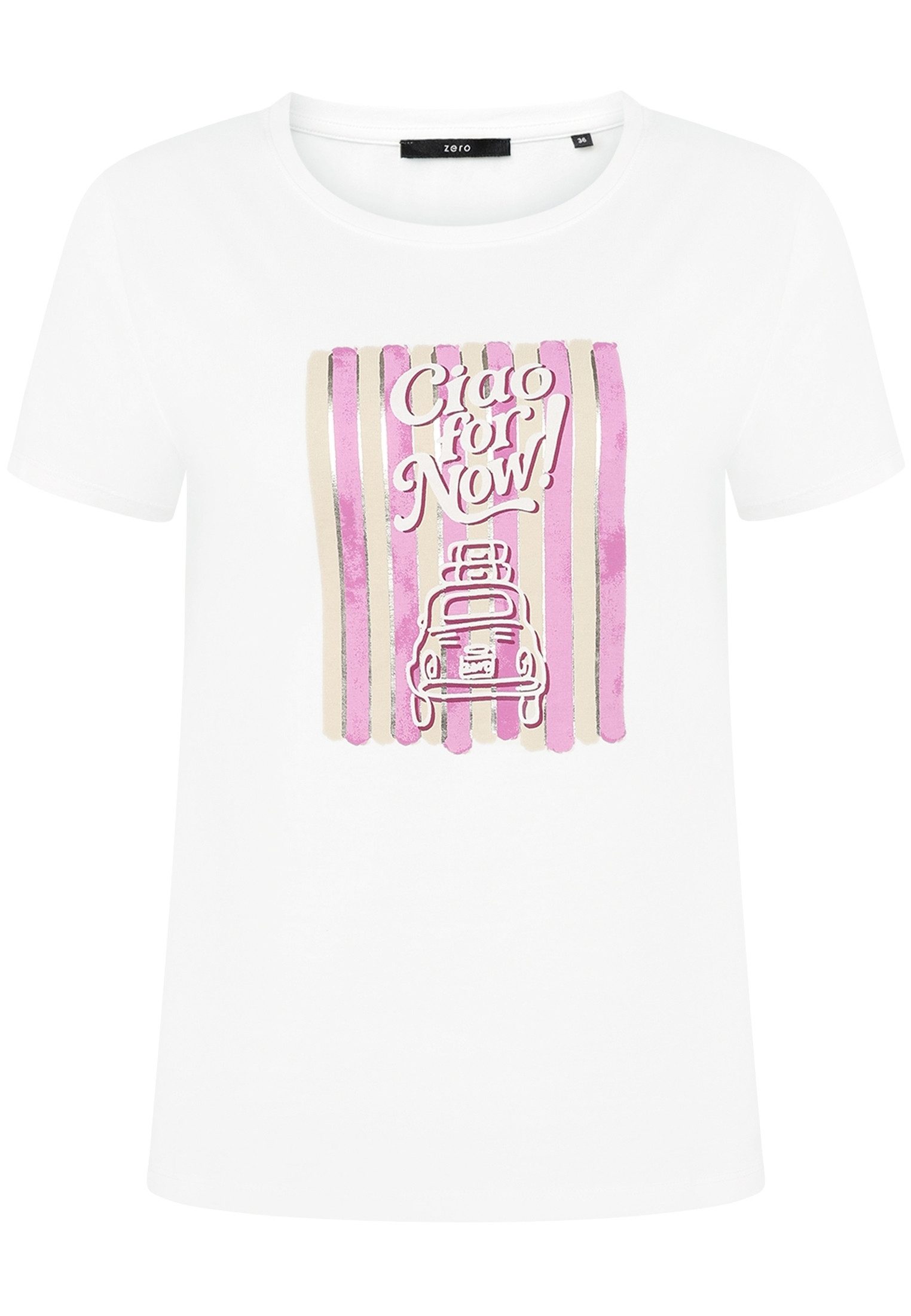 Kurzarmshirt Damen mit Aufdruck