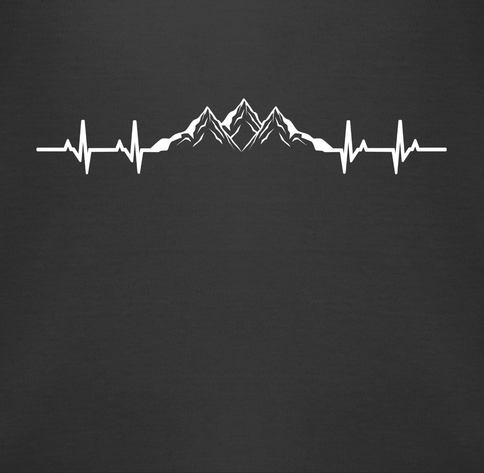 Shirtracer Shirtbody Berge Herzschlag I Geschenk Bergliebhaber I Bergliebe Event Geschenke Baby