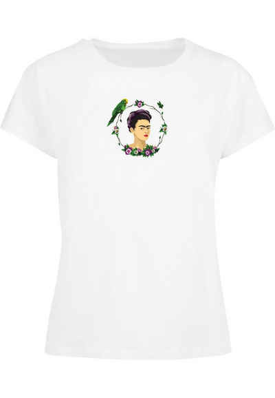 Merchcode T-Shirt Merchcode Damen Ladies Frida Kahlo - Botanic frame Box Tee (1-tlg)