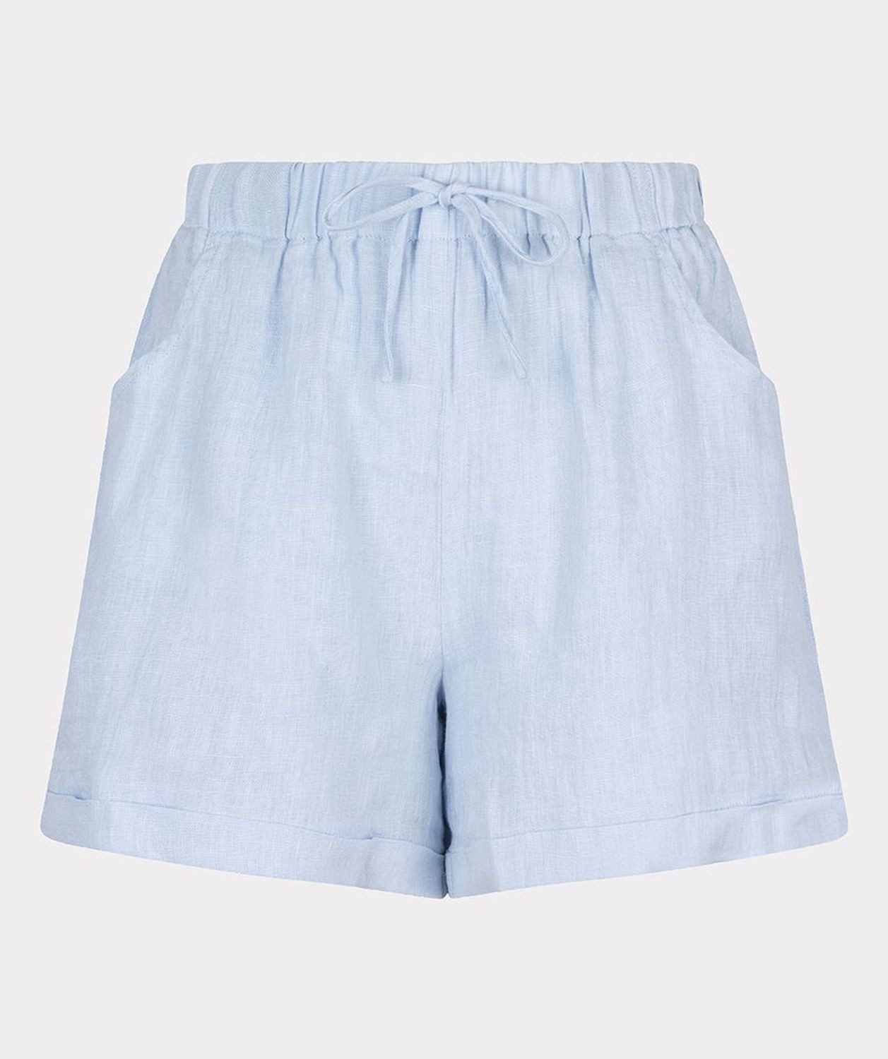 Esqualo Shorts Esqualo Leinen Shorts Light Blue