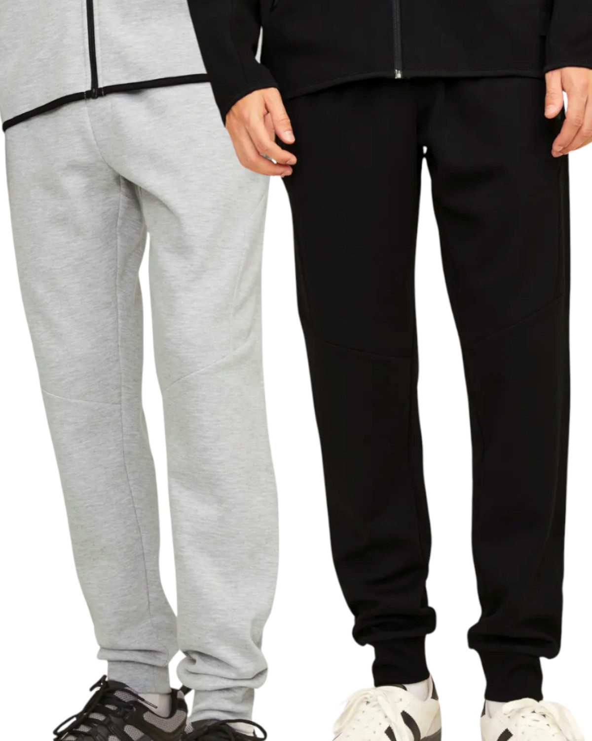 Jack & Jones Jogginghose sportliche Hosen im Doppelpack