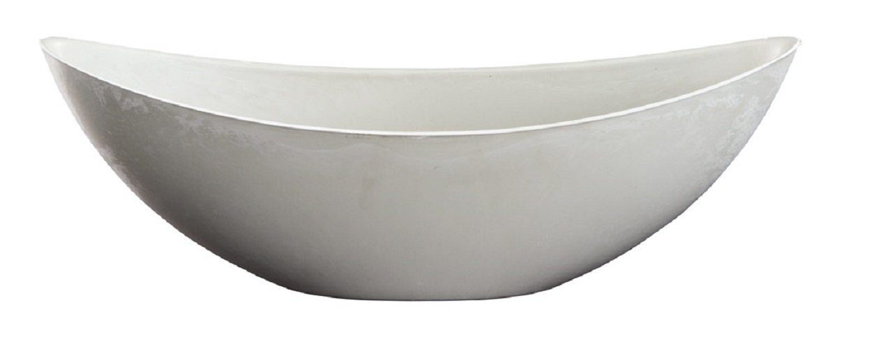 Gehlmann Dekoschale Kunststoffschale, oval, grau / weiß, 55 x 13,5 x 17,5cm. Reduzierter Preis € 17,99. Unverbindliche Preisempfehlung € 29,90, (€ 17,99 pro 1 Stk)