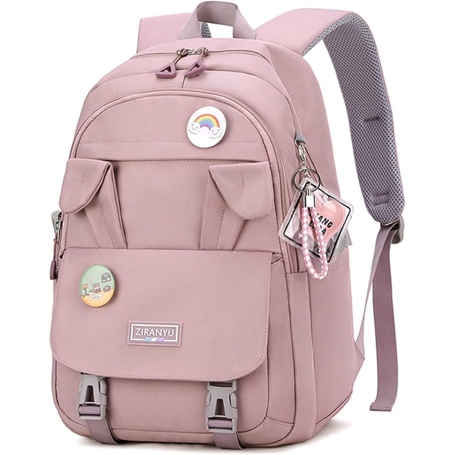 LuxusKollektion Schulrucksack Rucksack Damen Schulrucksack Mädchen Teenager Laptop 15,6 Zoll