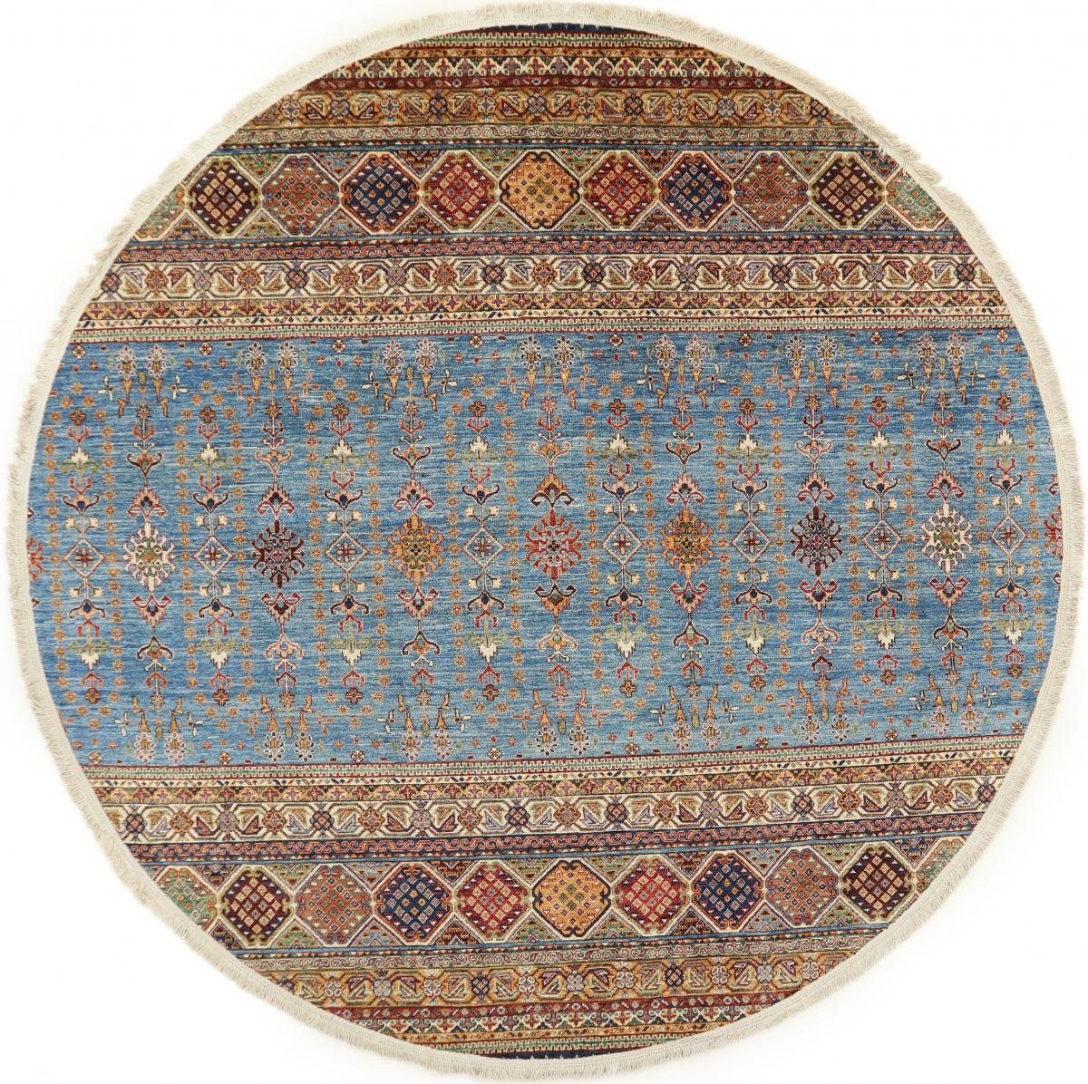 Orientteppich Arijana Shaal 268x266 Handgeknüpfter Orientteppich Rund, Nain Trading, rund, Höhe: 5 mm