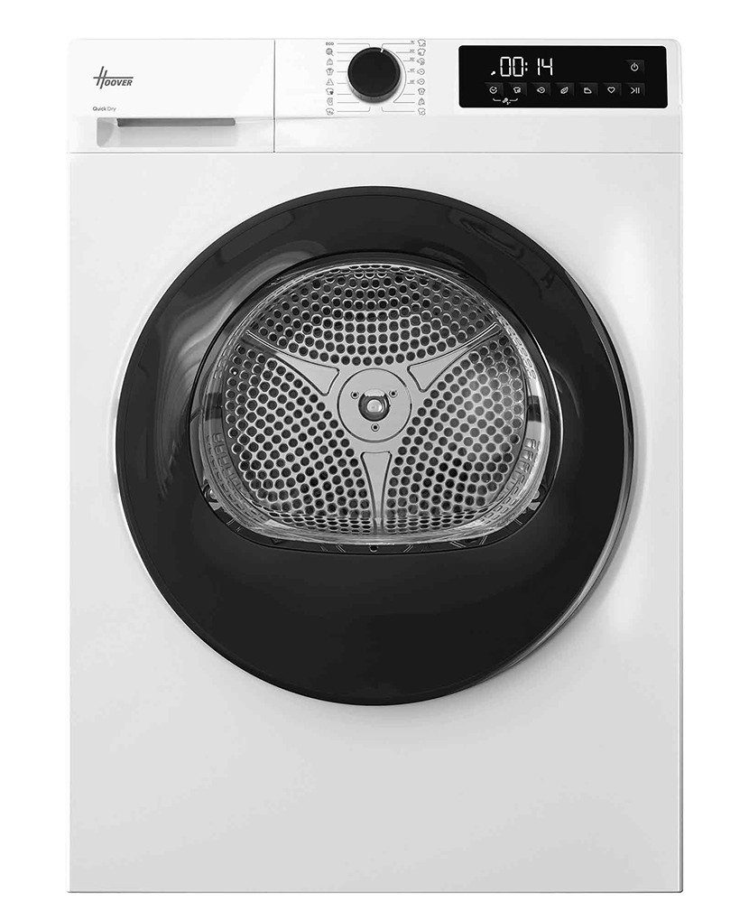 Hoover Wärmepumpentrockner H/ProDry 300 HGD 10N1B-S, Intelligente Trommelbewegung, Memo -Funktion & Startzeitvorwahl