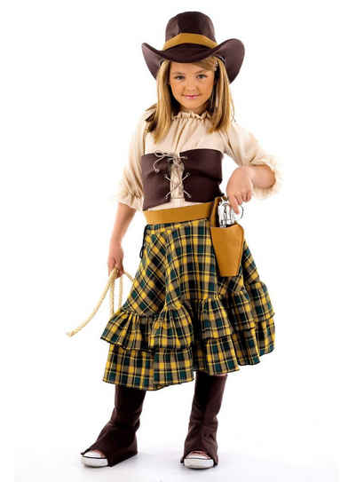 Limit Sport Kostüm Westerngirl, Fantasievolles Cowboykostüm mit tollen Details für kleine Mädchen