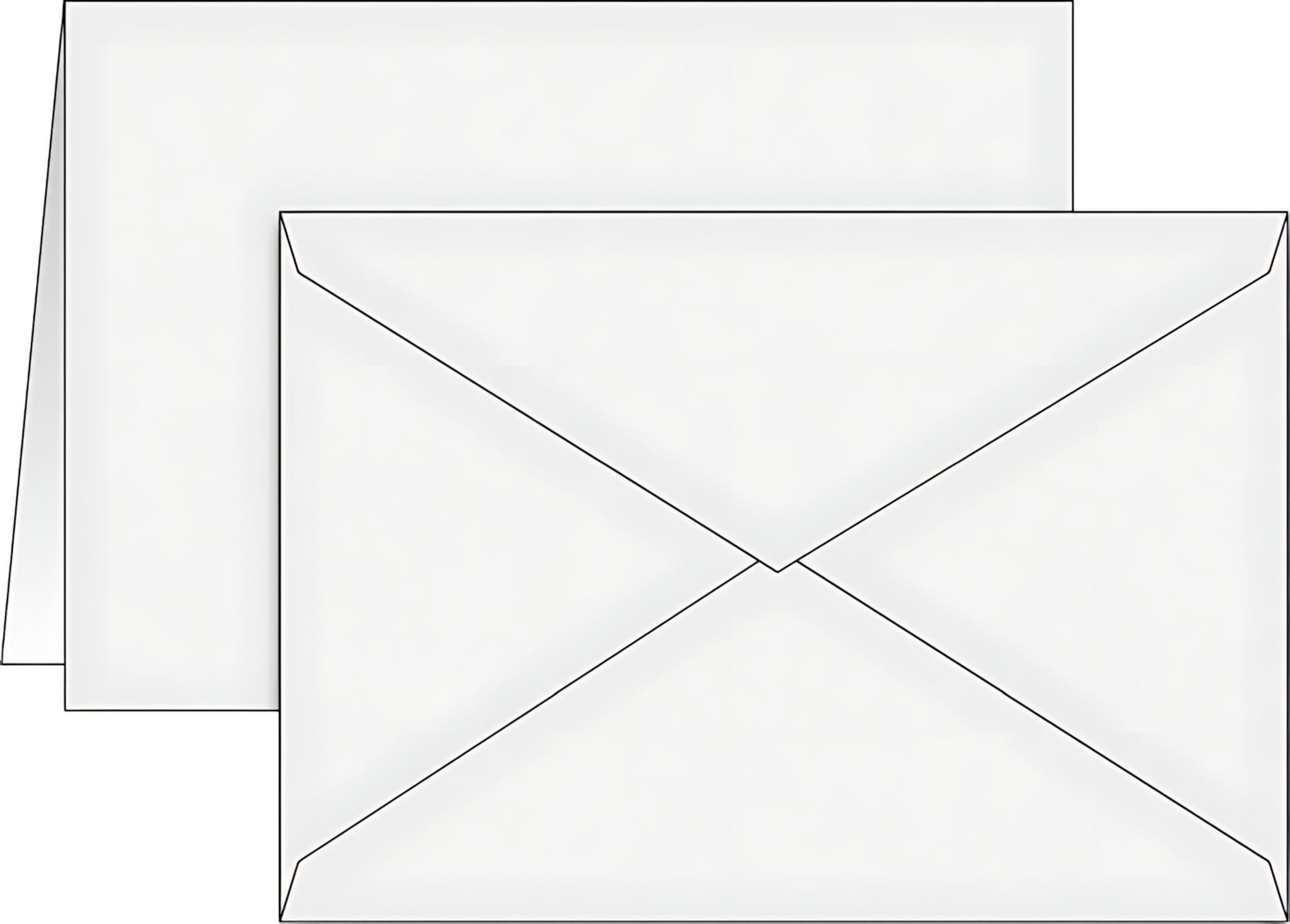 BRUNNEN Grußkarten BRUNNEN Briefkarte A6hoch 10Sets 1053670