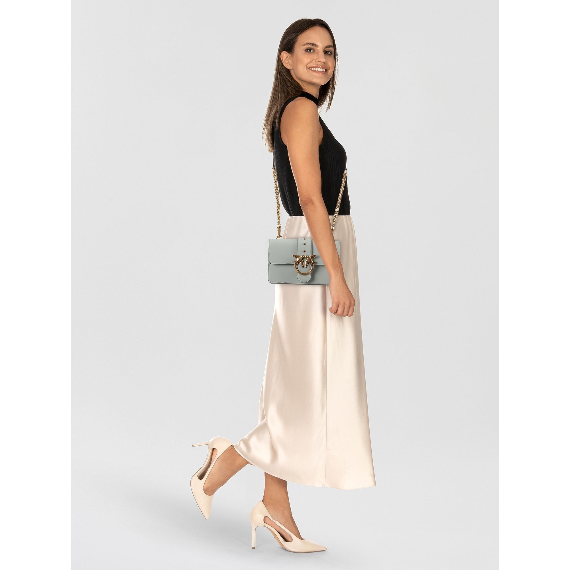 PINKO Umhängetasche Love One, Leder
