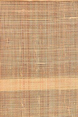 TPFLiving Kommode Montreal - mit modernem Kufengestell (Türen mit angesagten Rattan-Einsätzen - natur, Gestell schwarz, Designer Kommode - Anrichte Wohnzimmer - Kommode Wohnzimmer), Produktlinie: Canada - Breite: 85 cm, Höhe: 80 cm, Tiefe: 35 cm