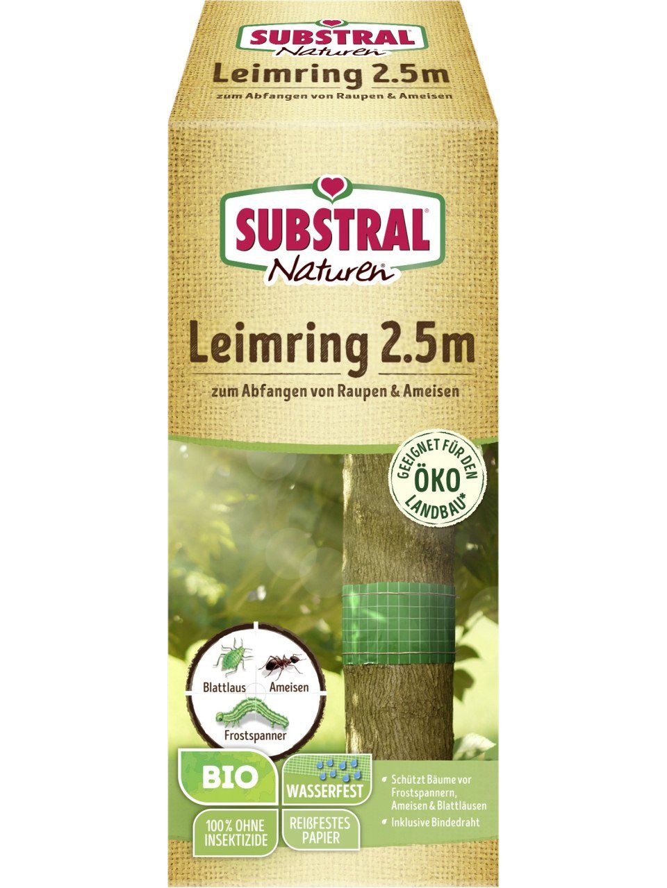 Klebefalle Naturen Leimring 2,5 m