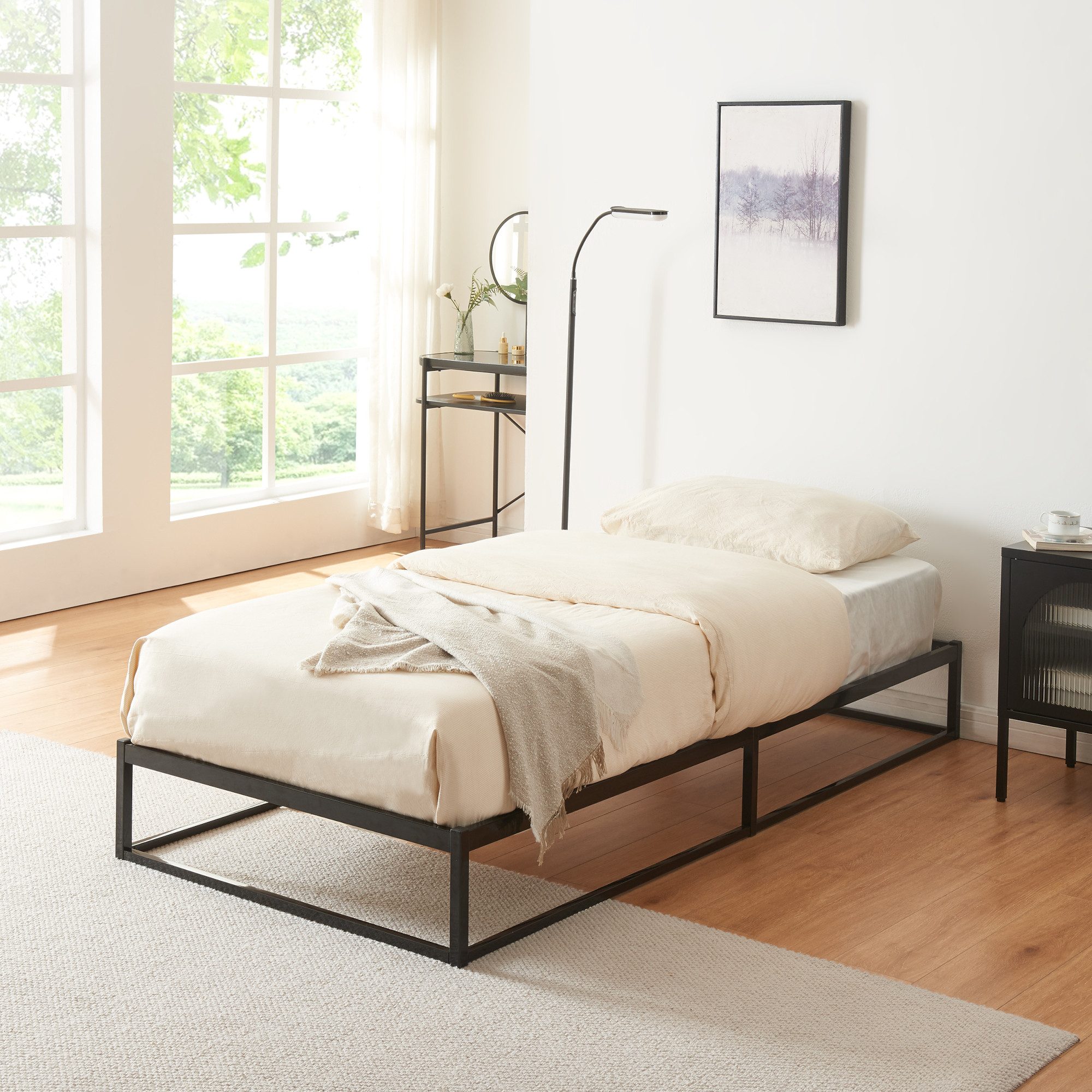 en.casa Metallbett, »Trerunta« Bettgestell 90 x günstig online kaufen