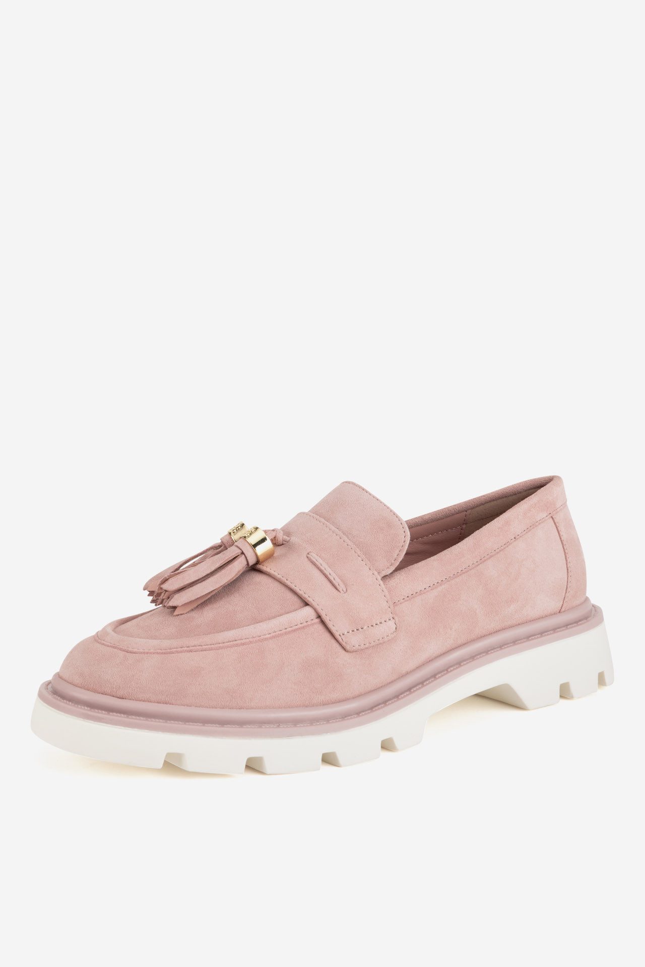 GINO ROSSI Gino Rossi SIMON‑115856 – Elegante Damen-Mokassins aus Veloursleder Mokassin Weiches Innenmaterial, leicht, elegant