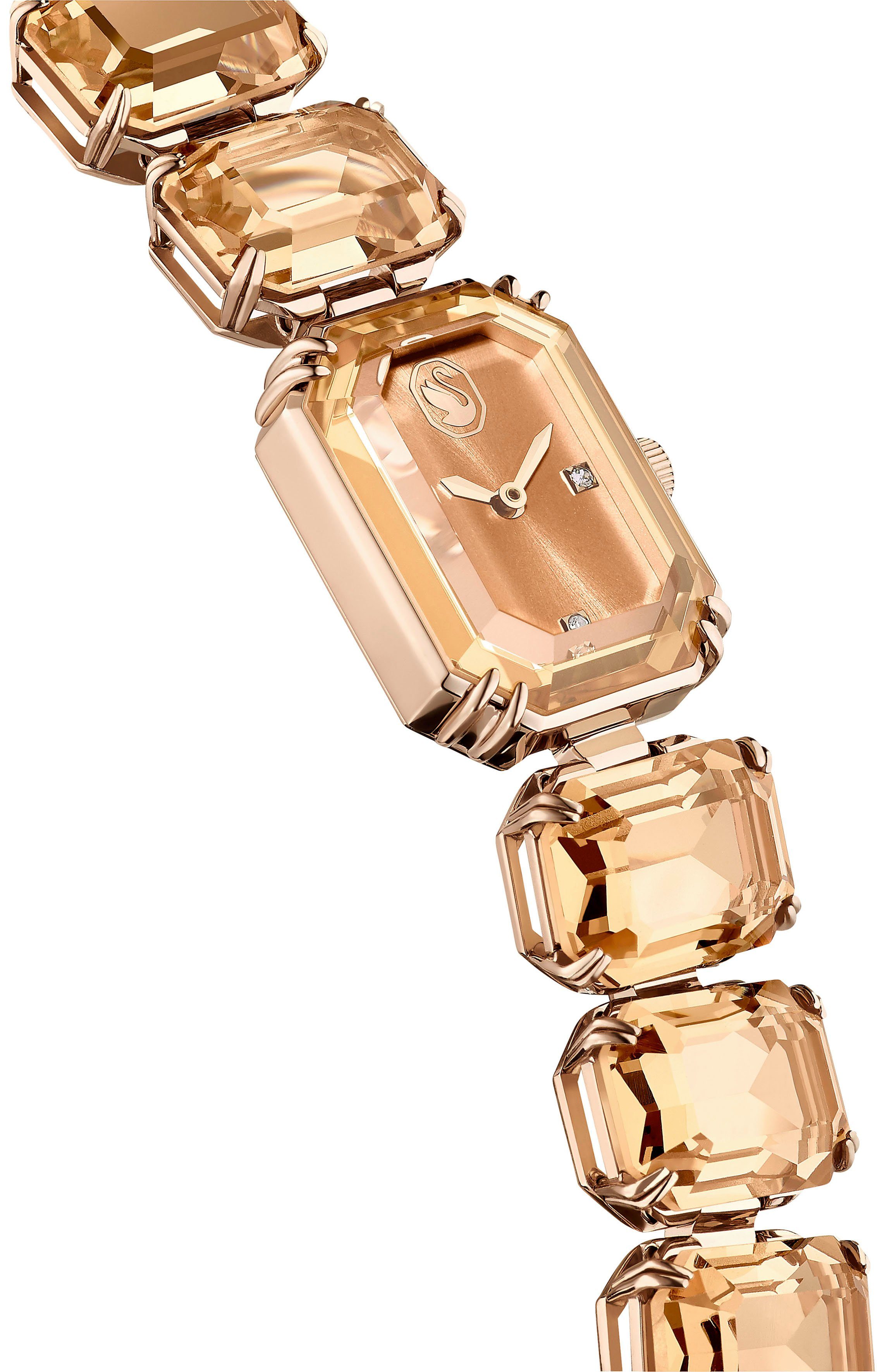 Swarovski Quarzuhr MILLENIA 5729841, Armbanduhr, Damenuhr, Swarovski-Kristalle, Swiss Made