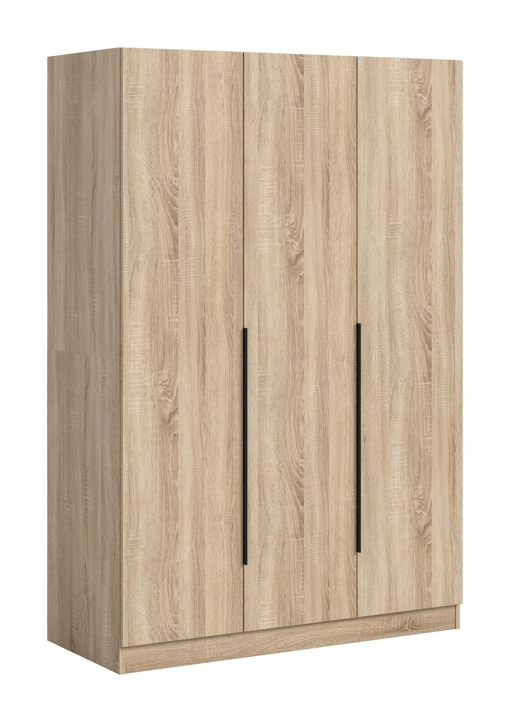 freiraum Kleiderschrank Kleiderschrank >Kopenhagen< in Anthrazit - 240x181x52cm (BxHxT) in Sonoma Eiche - 120x181x52cm (BxHxT)