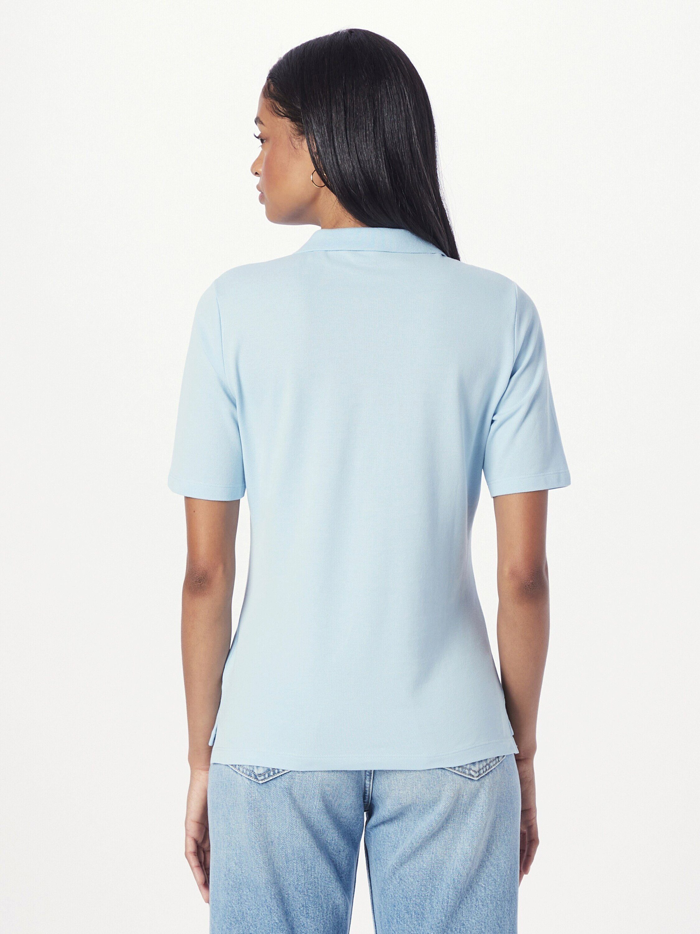 T-Shirt (1-tlg) Stickerei Waterfallblue(406) Gant