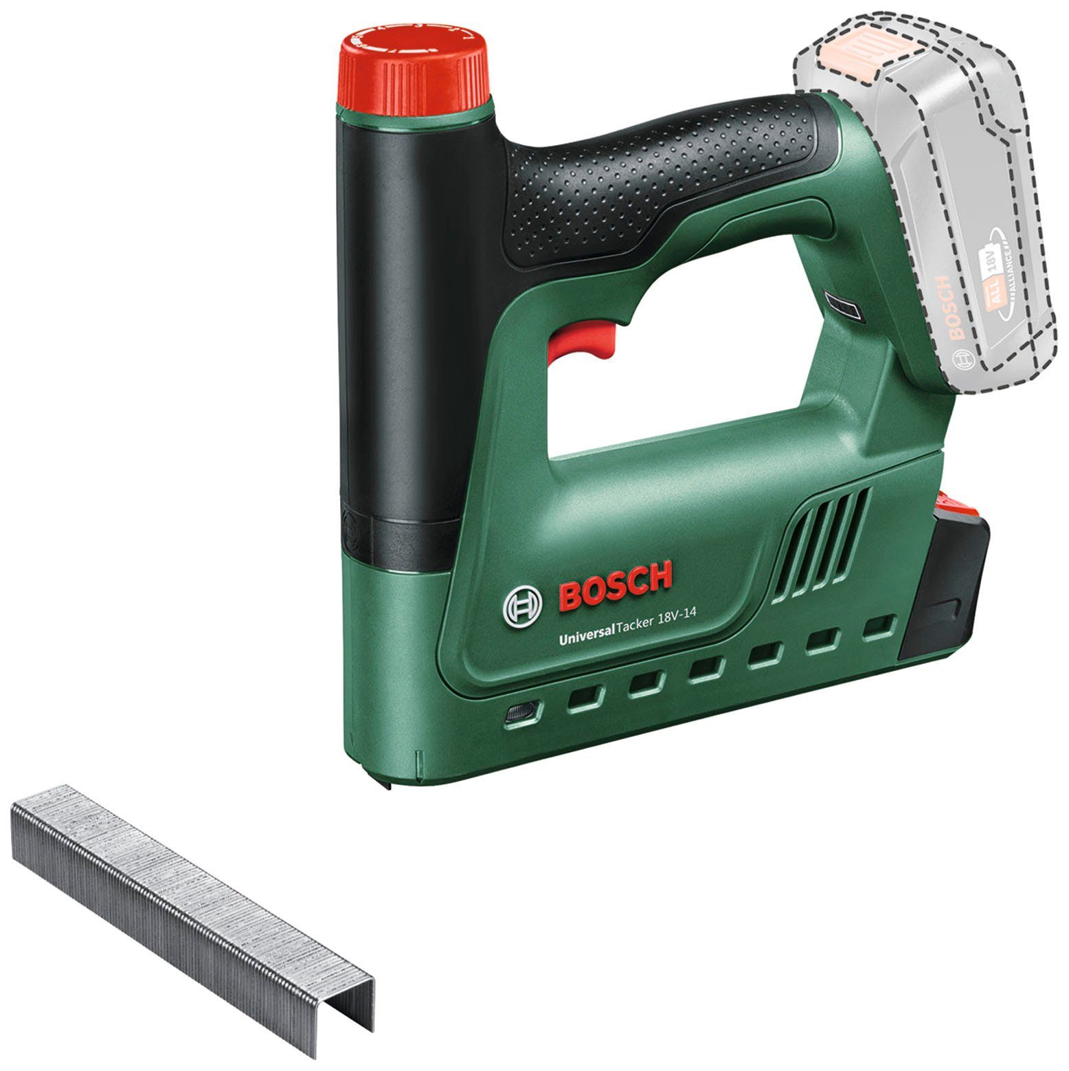 Garden Akku Ladegerät solo, & - Akku-Tacker und UniversalTacker Home 18V-14 Bosch ohne