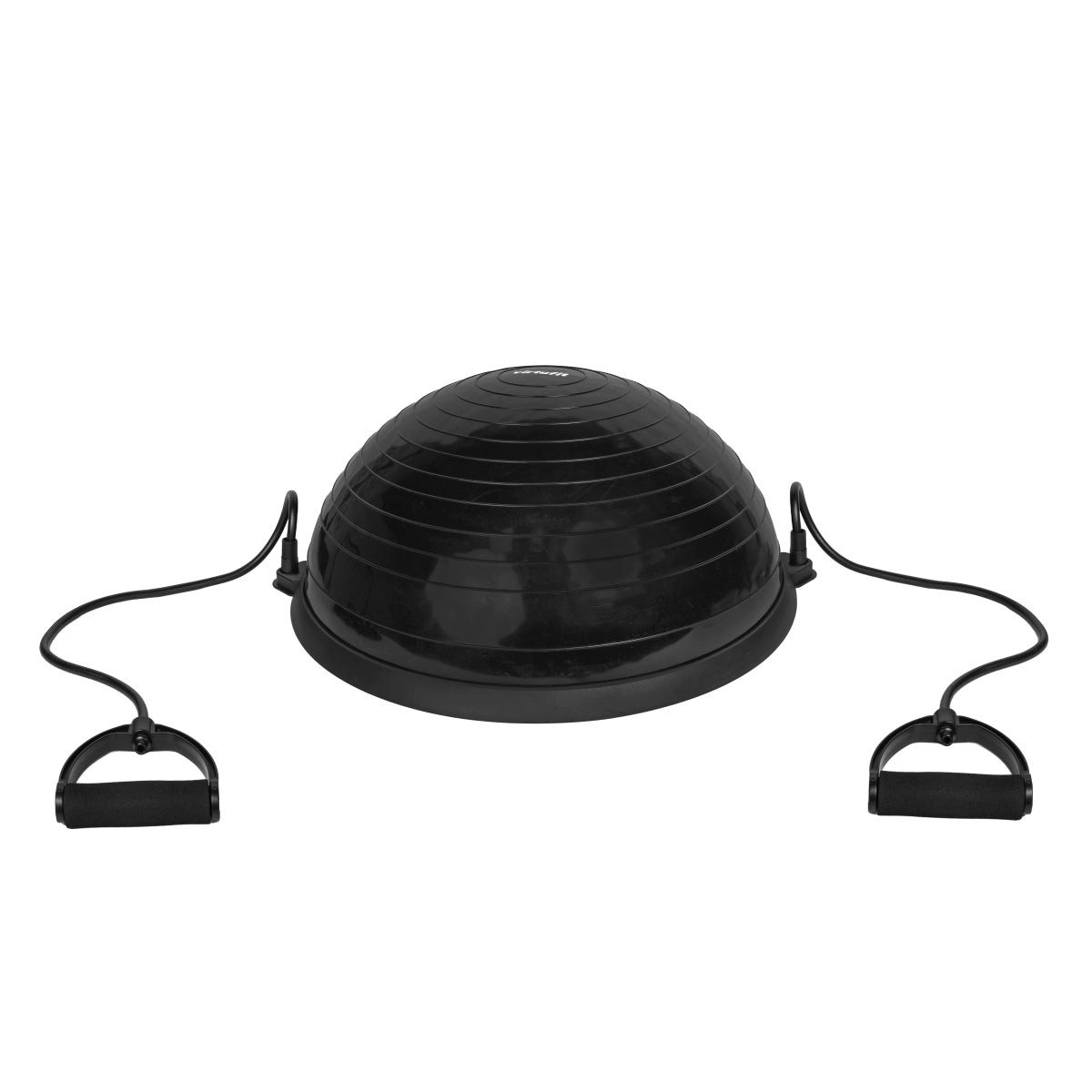 VirtuFit Half Ball Pro - mit Fitnessbändern und Pumpe - Schwarz