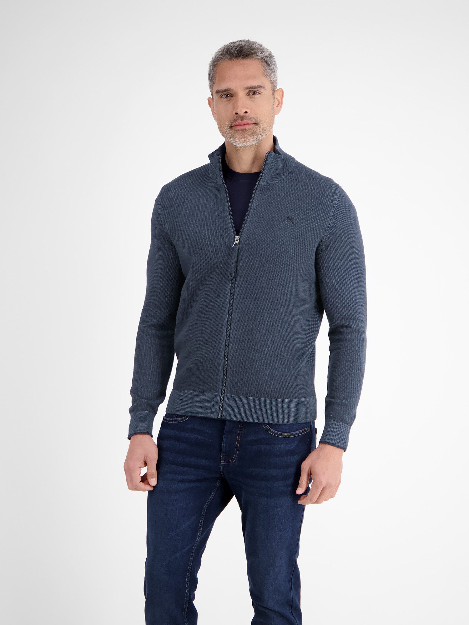 LERROS Strickjacke LERROS Melange-Strickjacke für Herren günstig online kaufen