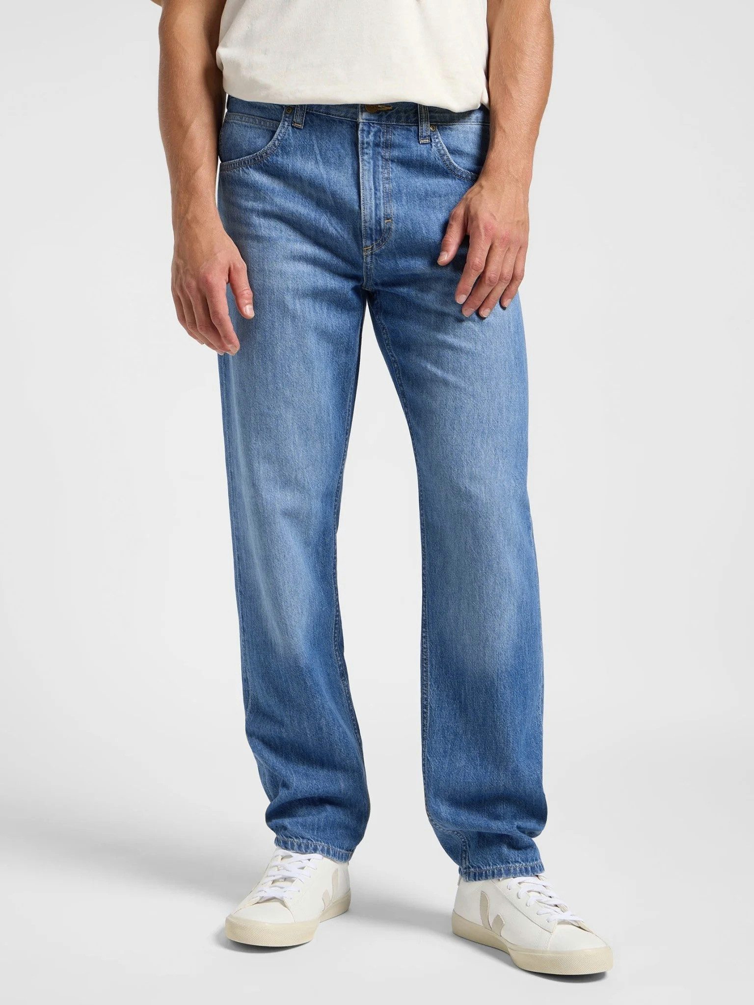 Tapered-fit-Jeans Leicht & Supersoft ohne Stretch - OSCAR ANCHORE