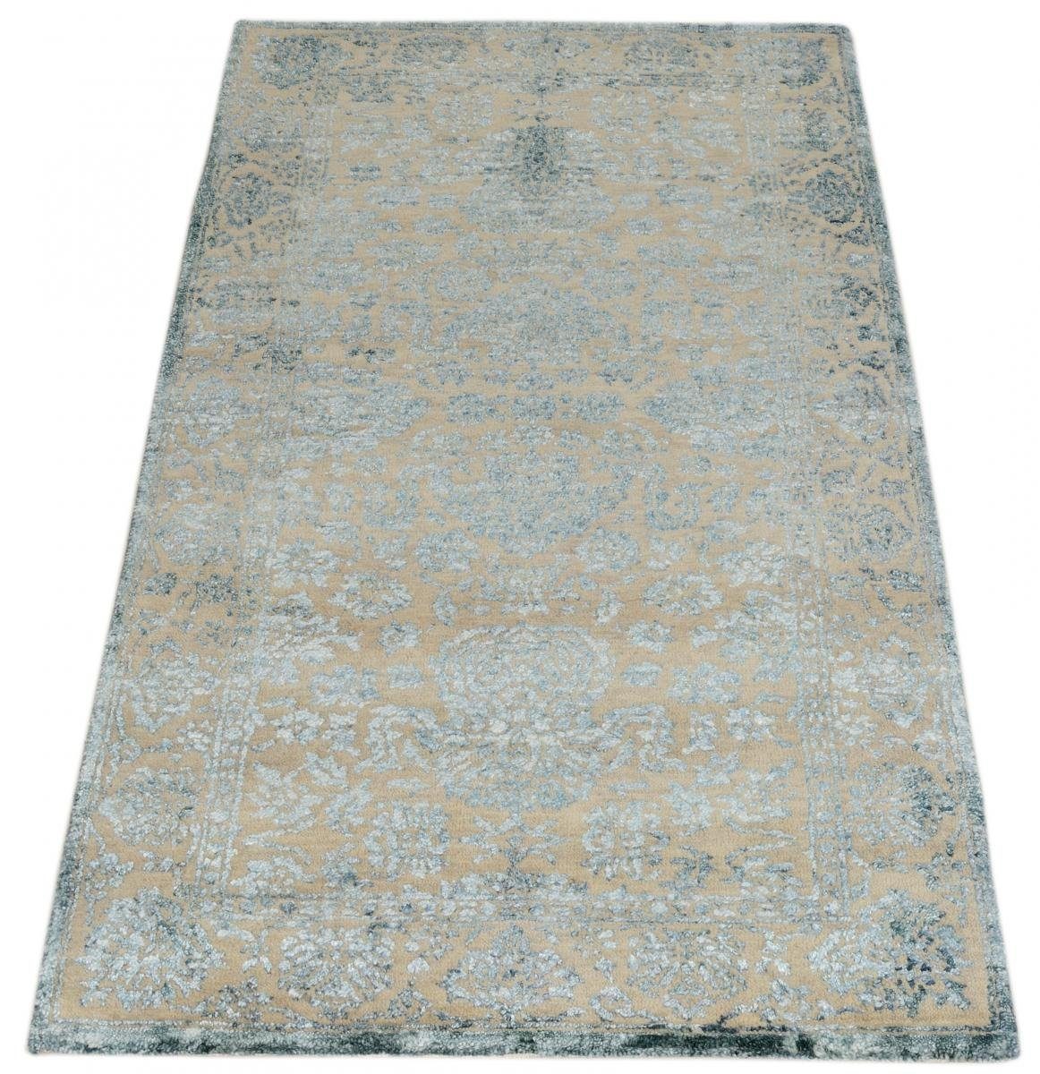 Orientteppich Sadraa 71x140 Handgeknüpfter Orientteppich rechteckig, / 10 mm Designteppich, Höhe: Moderner Trading, Nain