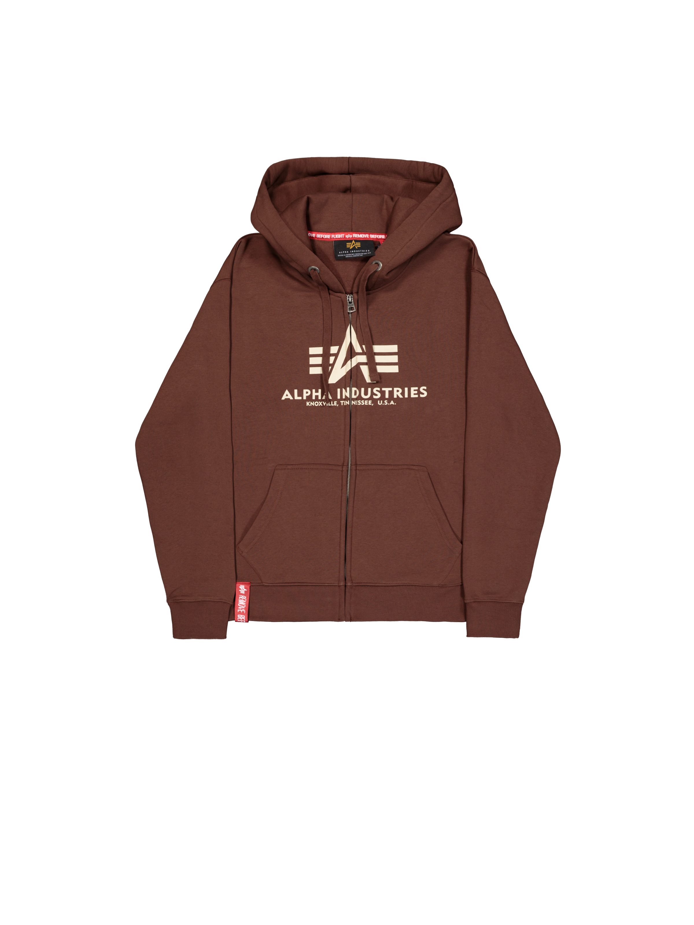 Alpha Industries Kapuzensweatjacke BASIC ZIP HOODY Baumwollmischung, regular fit